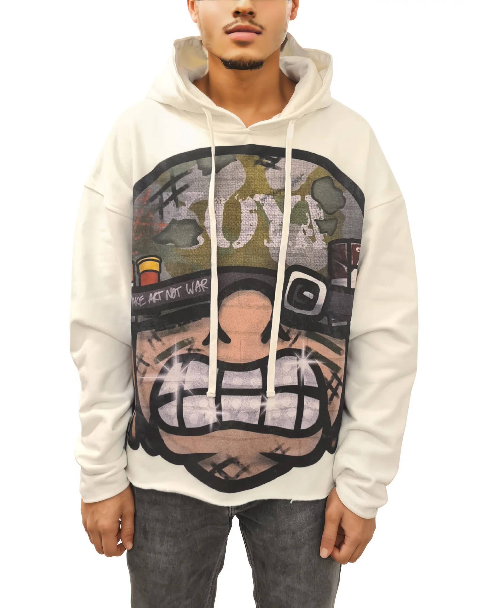 Mens Art Not War Hoodie