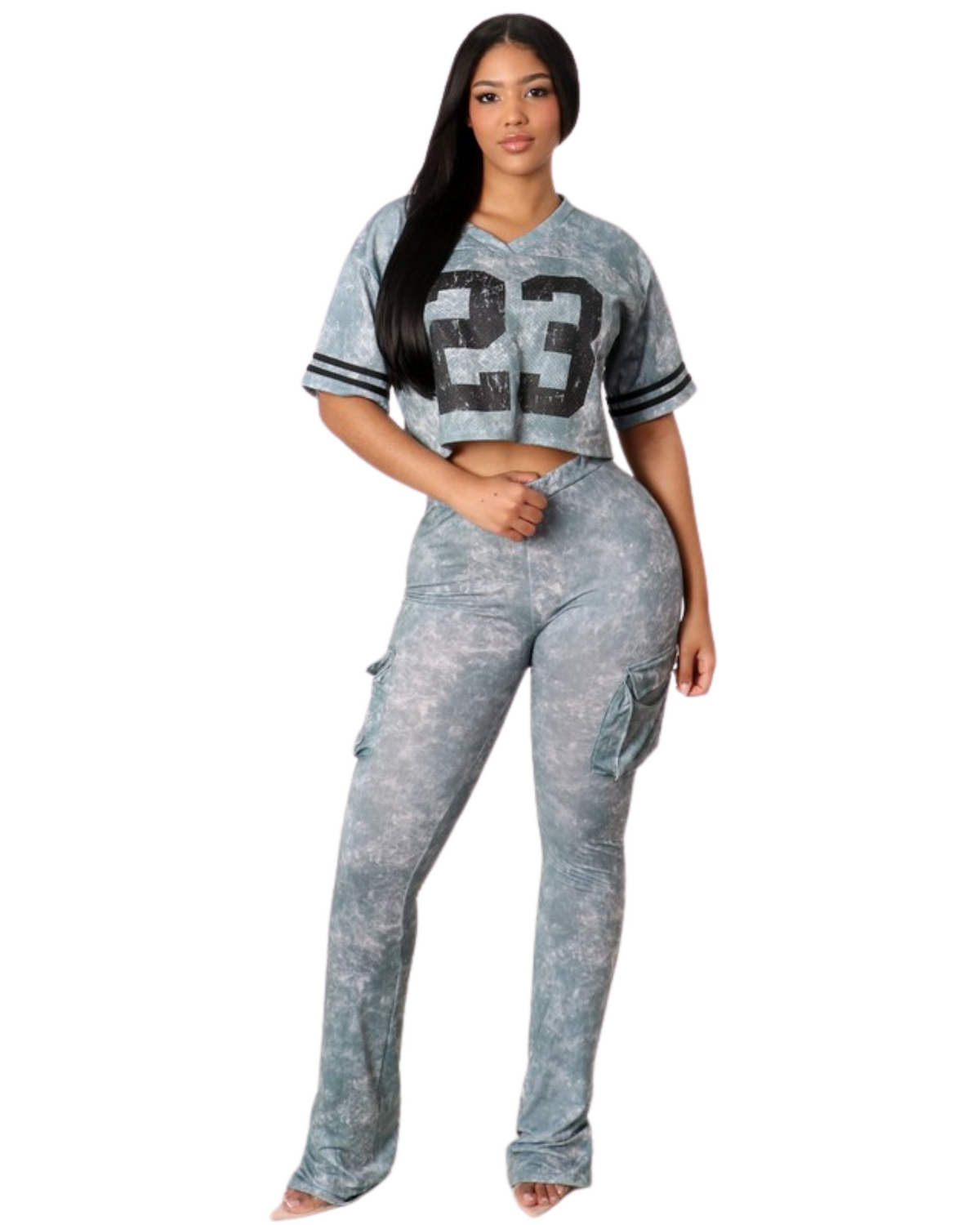 Womens Boxy Type Jersey Outfit