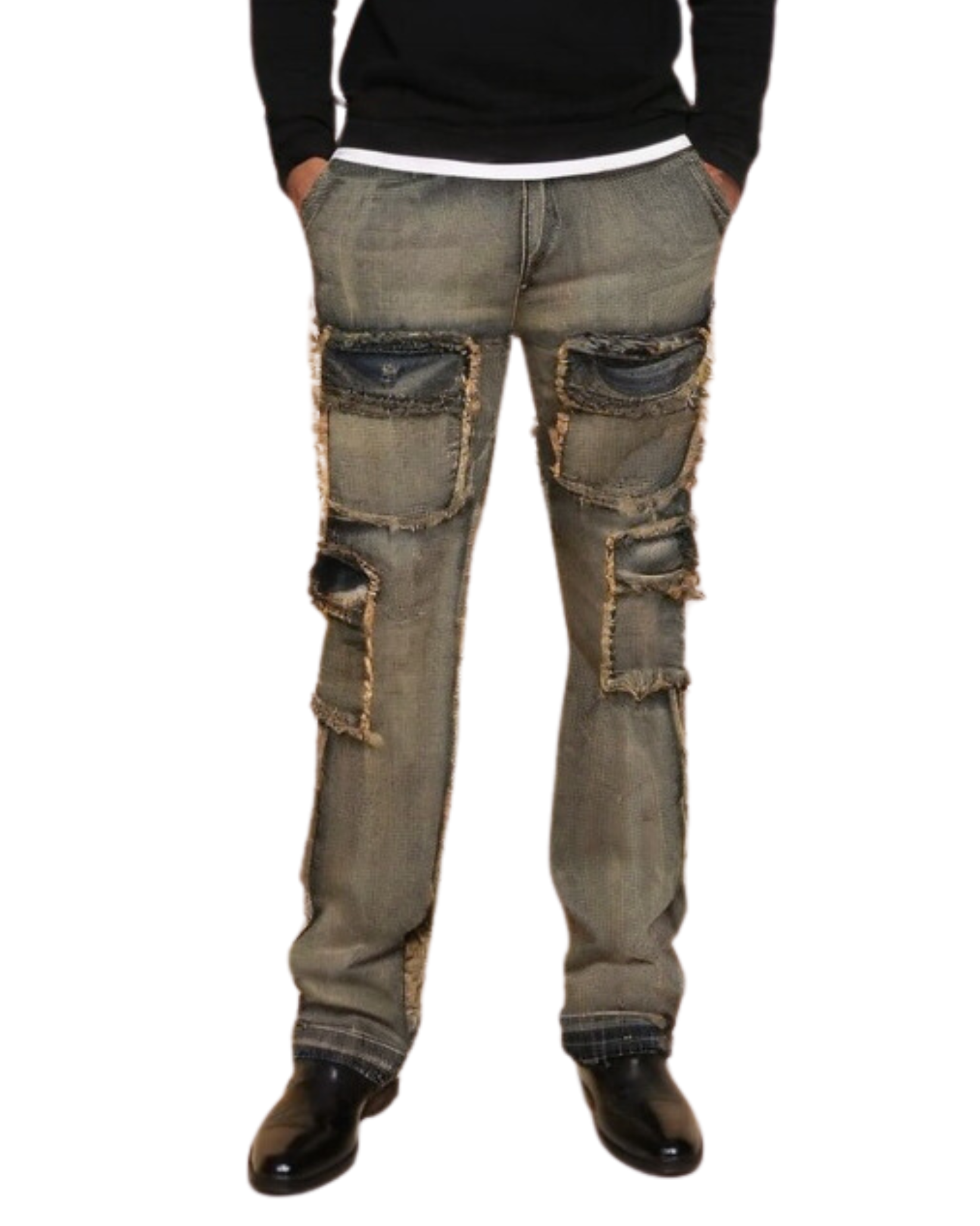 Mens Stacked Jeans 330220