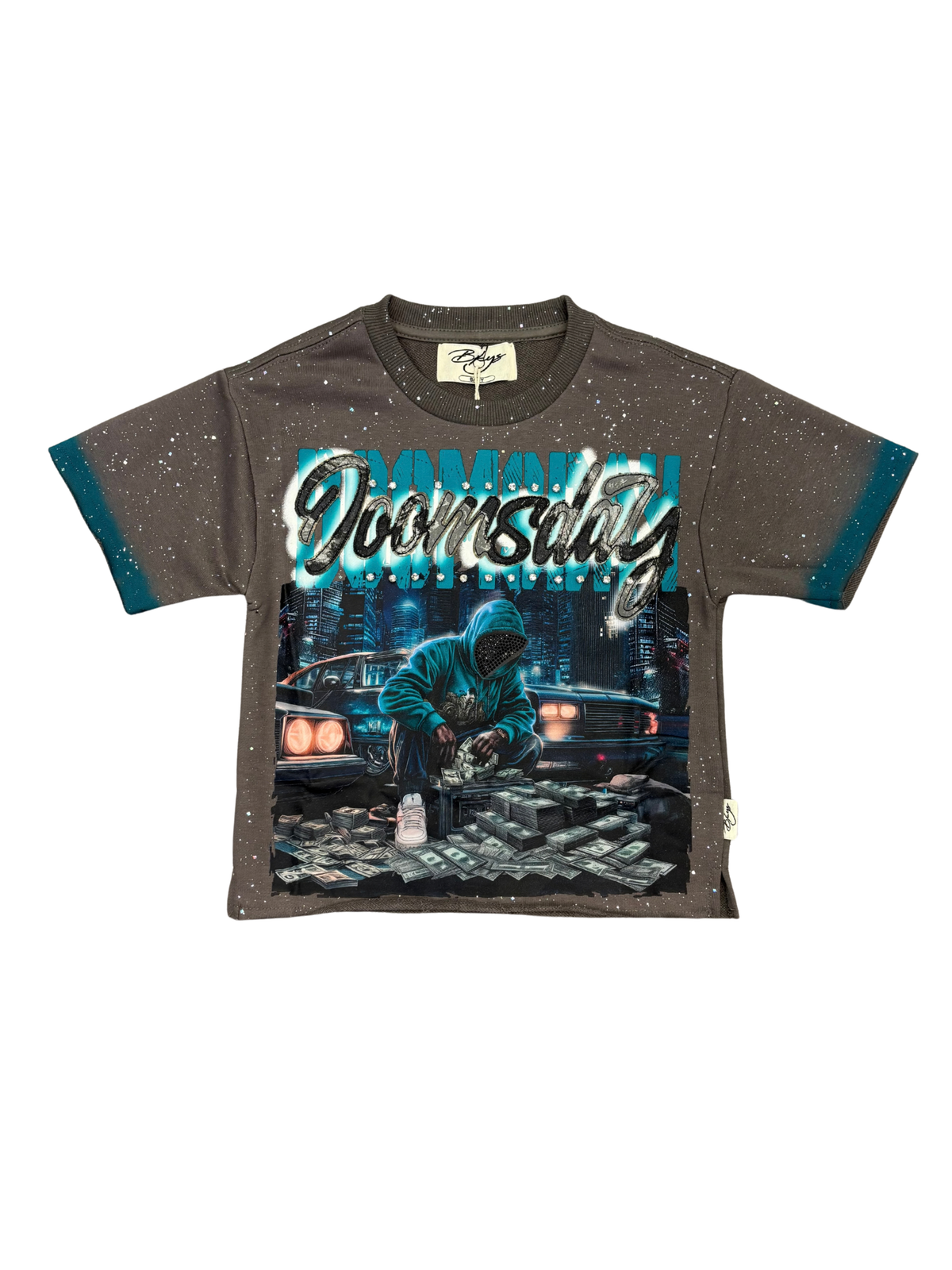 Kids Dooms Day Cropped Shirt