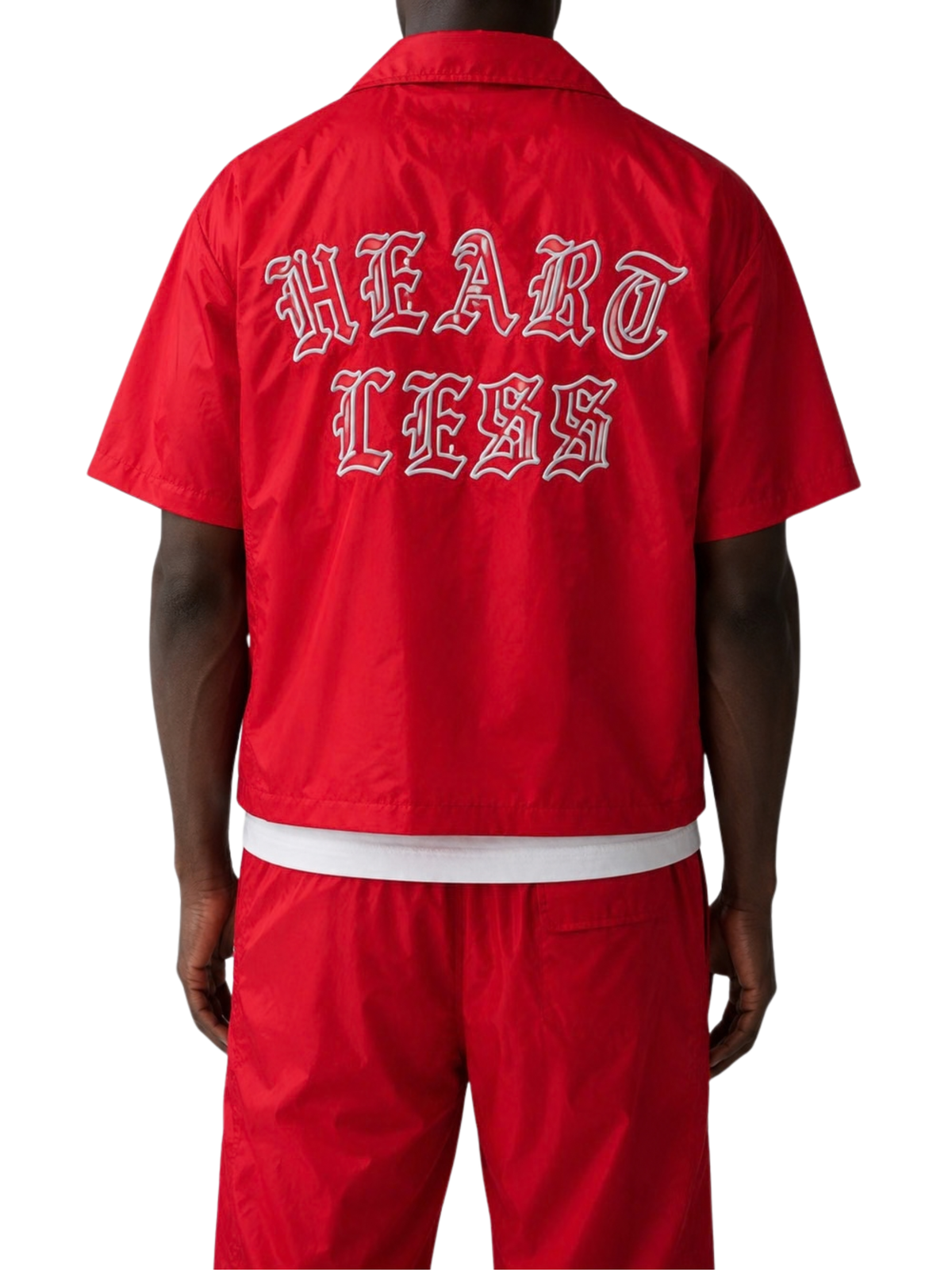 Mens Heartless Button Front Shirt