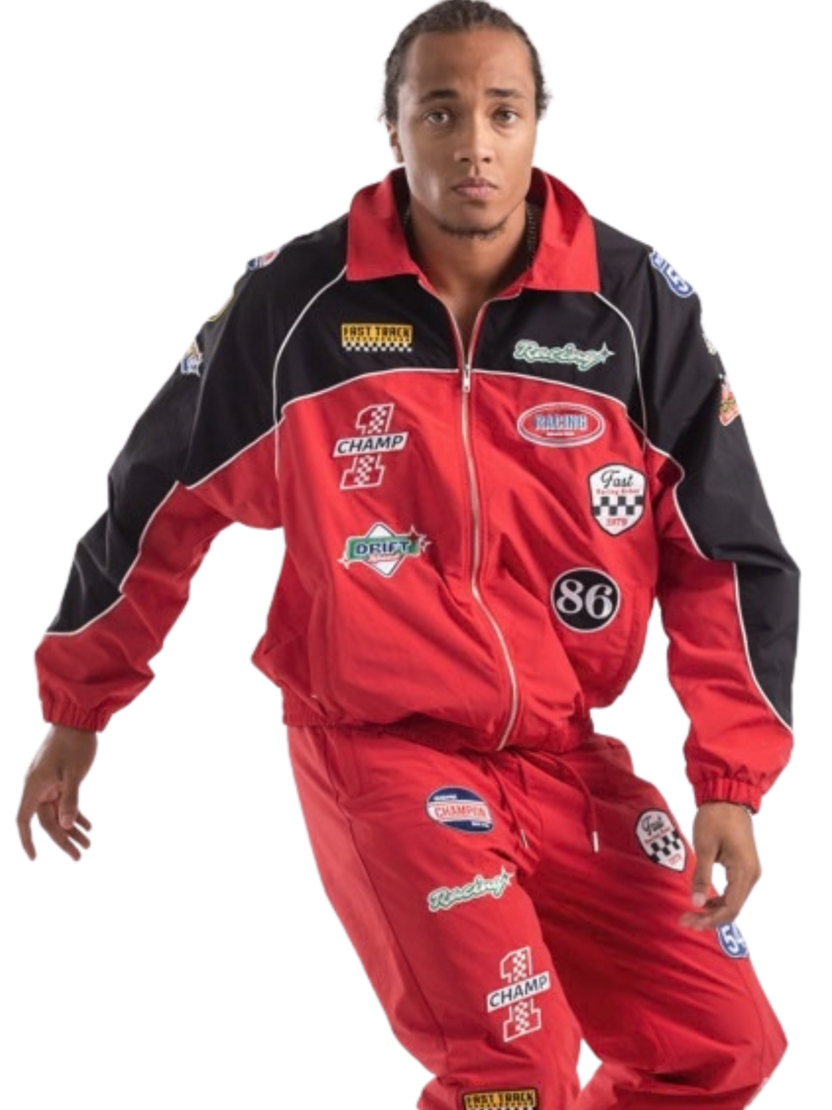 Mens Drift Speed Nylon Zip Jacket