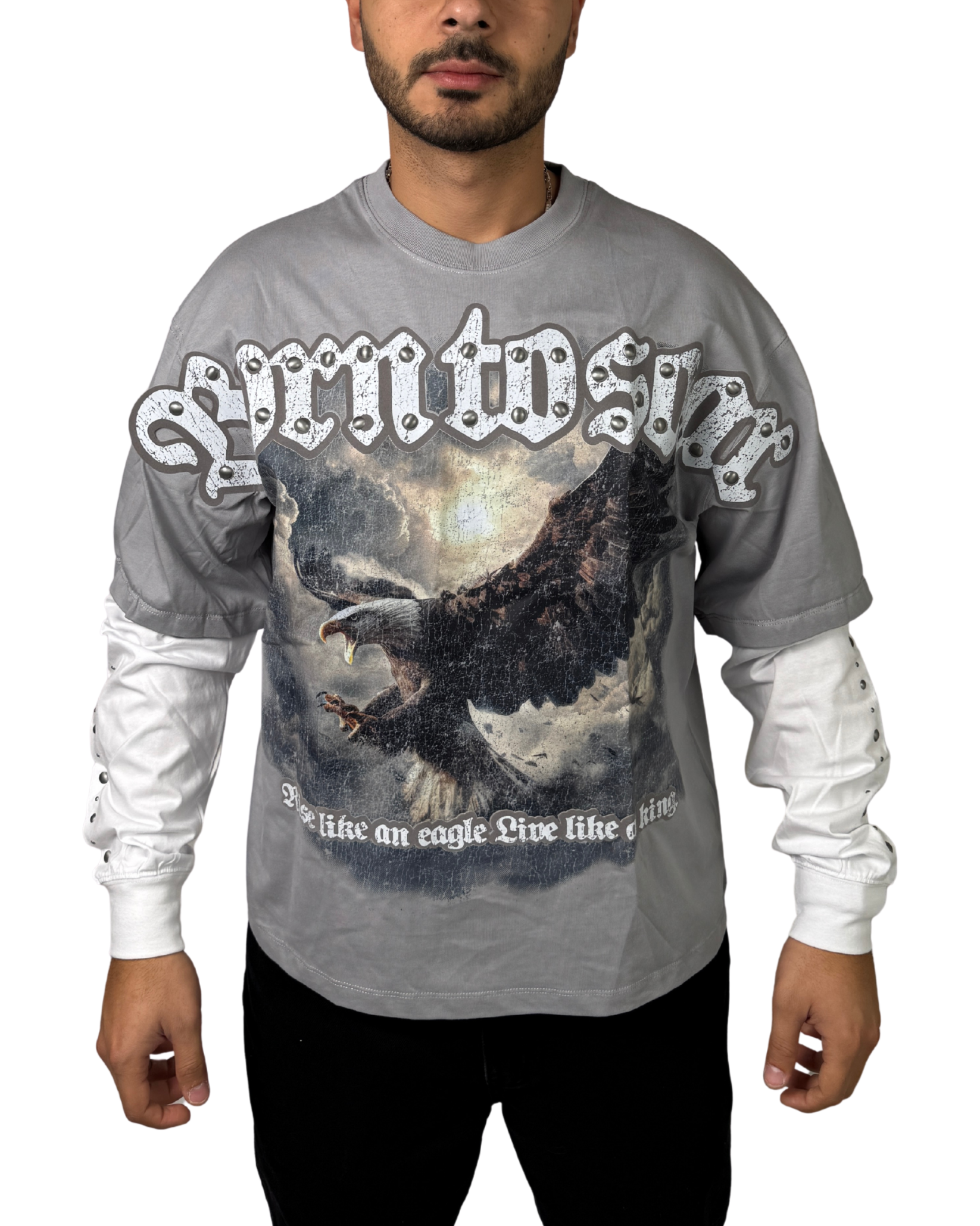 Mens Born To Soar Full Sleeves Shirt