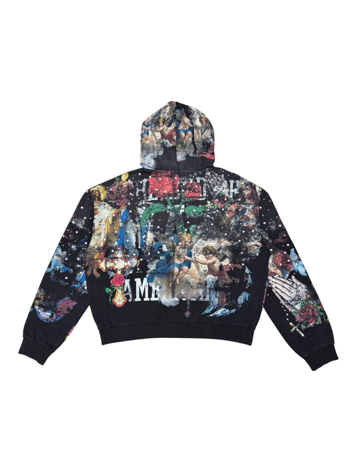 Mens Mary and Christ Zip Hoodie