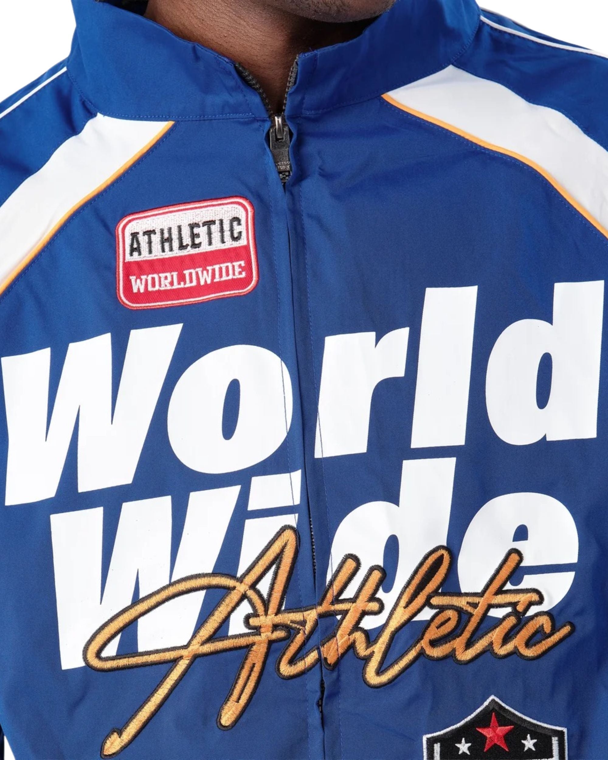 Mens Nylon Worldwide Full-Zip