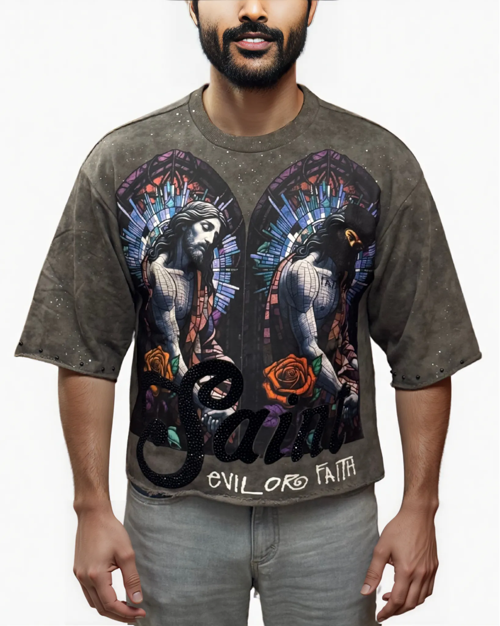 Mens Evil or Faith Shirt