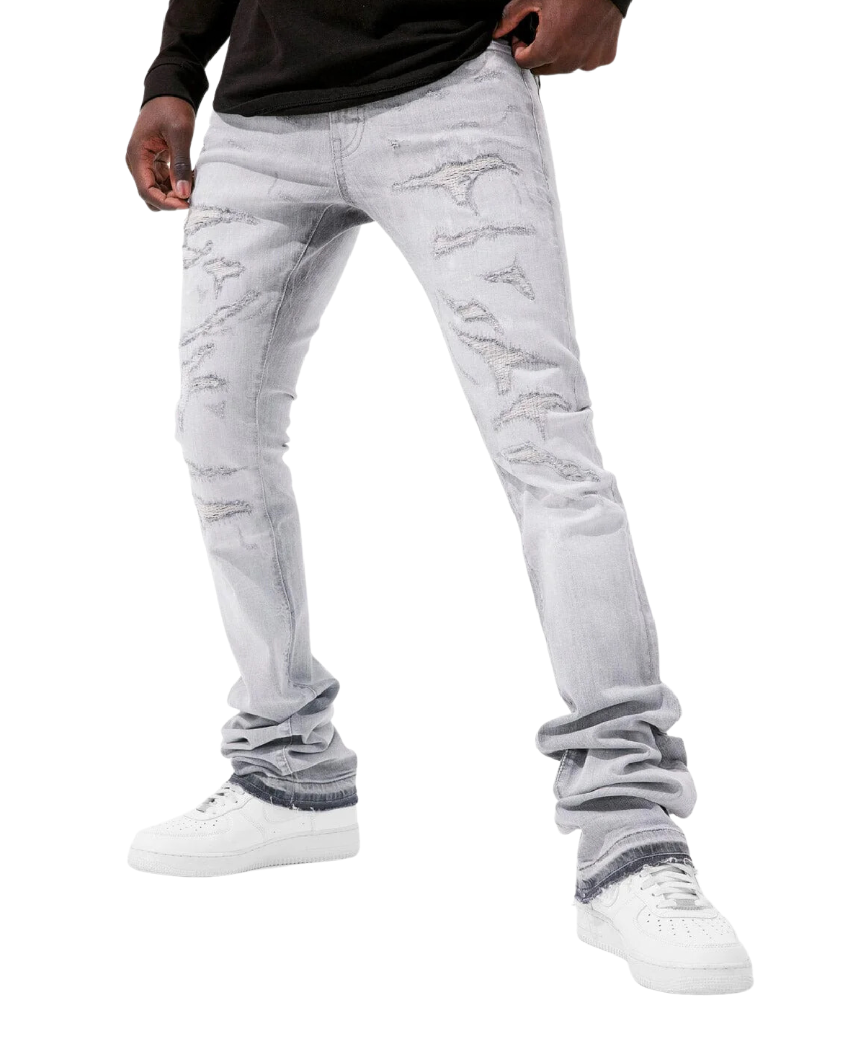 Mens Martin Stacked Crouching Tiger Jeans JTF91628