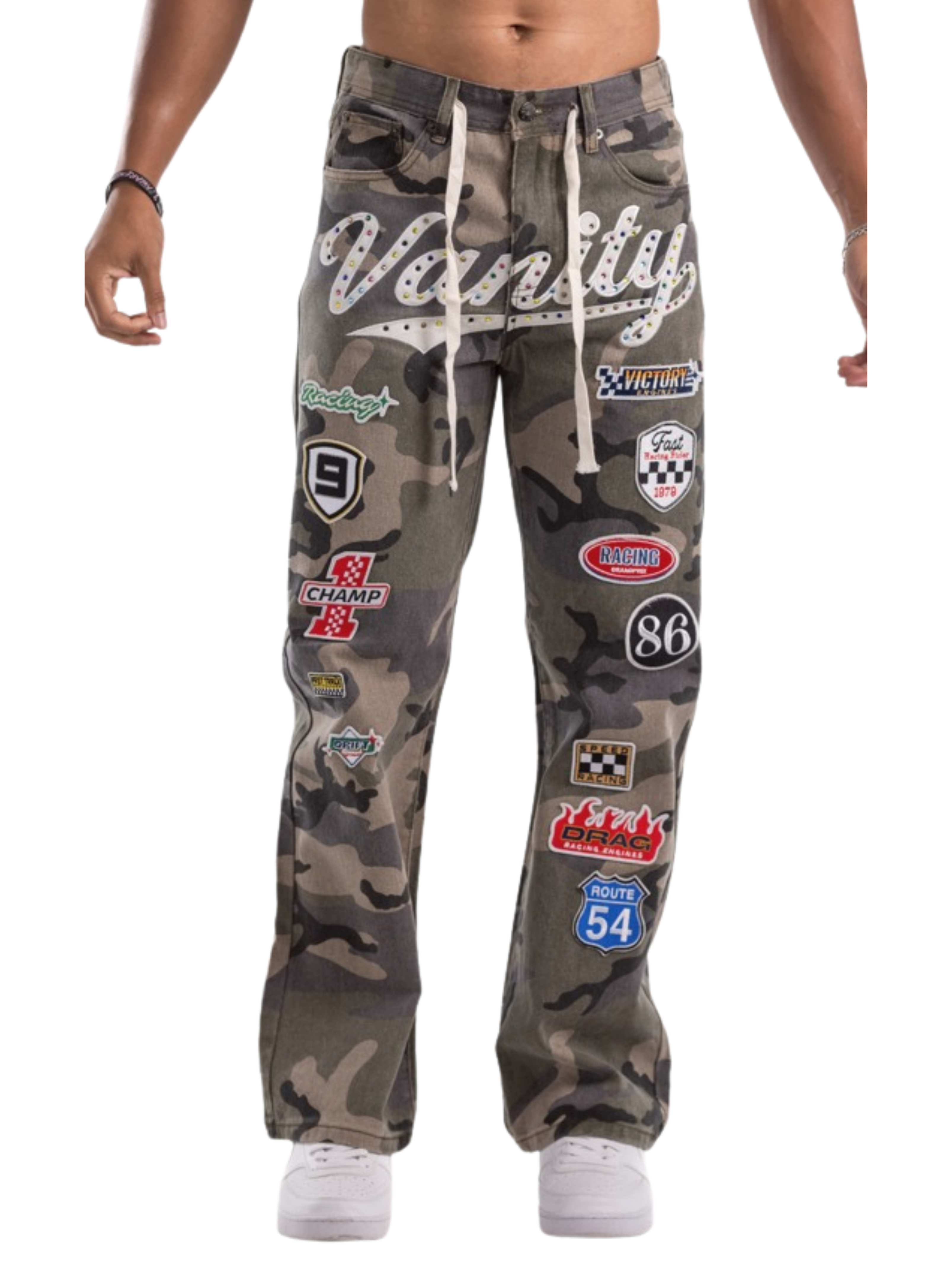 Mens Patchwork Jeans KD262P