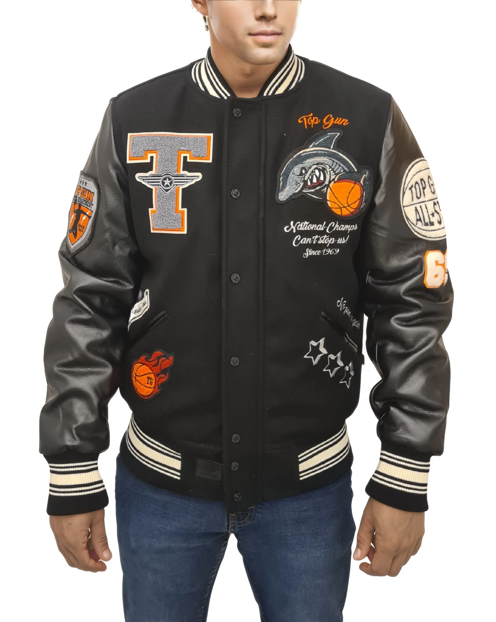 Mens Unstoppable Varsity Jacket