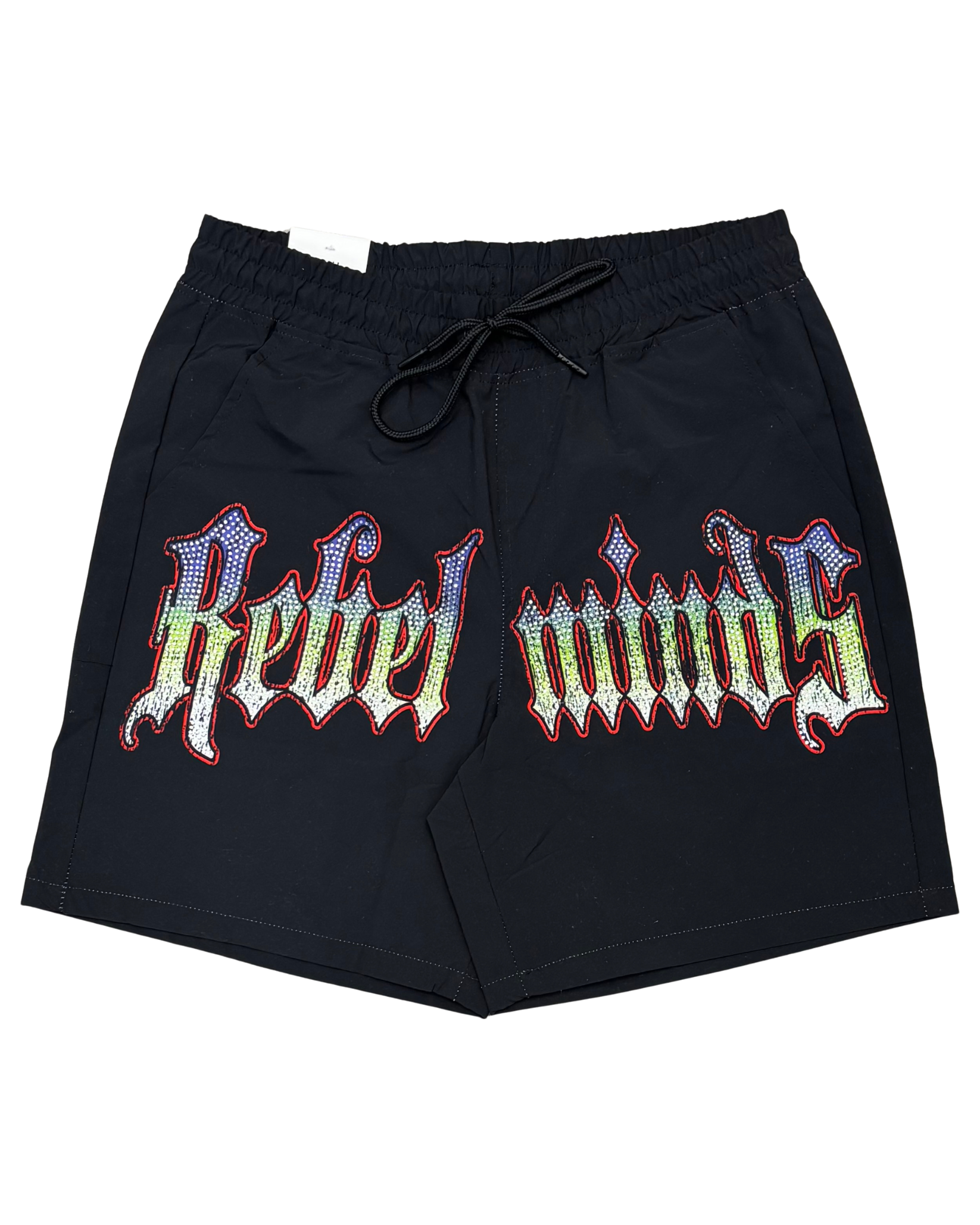 Mens RM Rhinestone Shorts