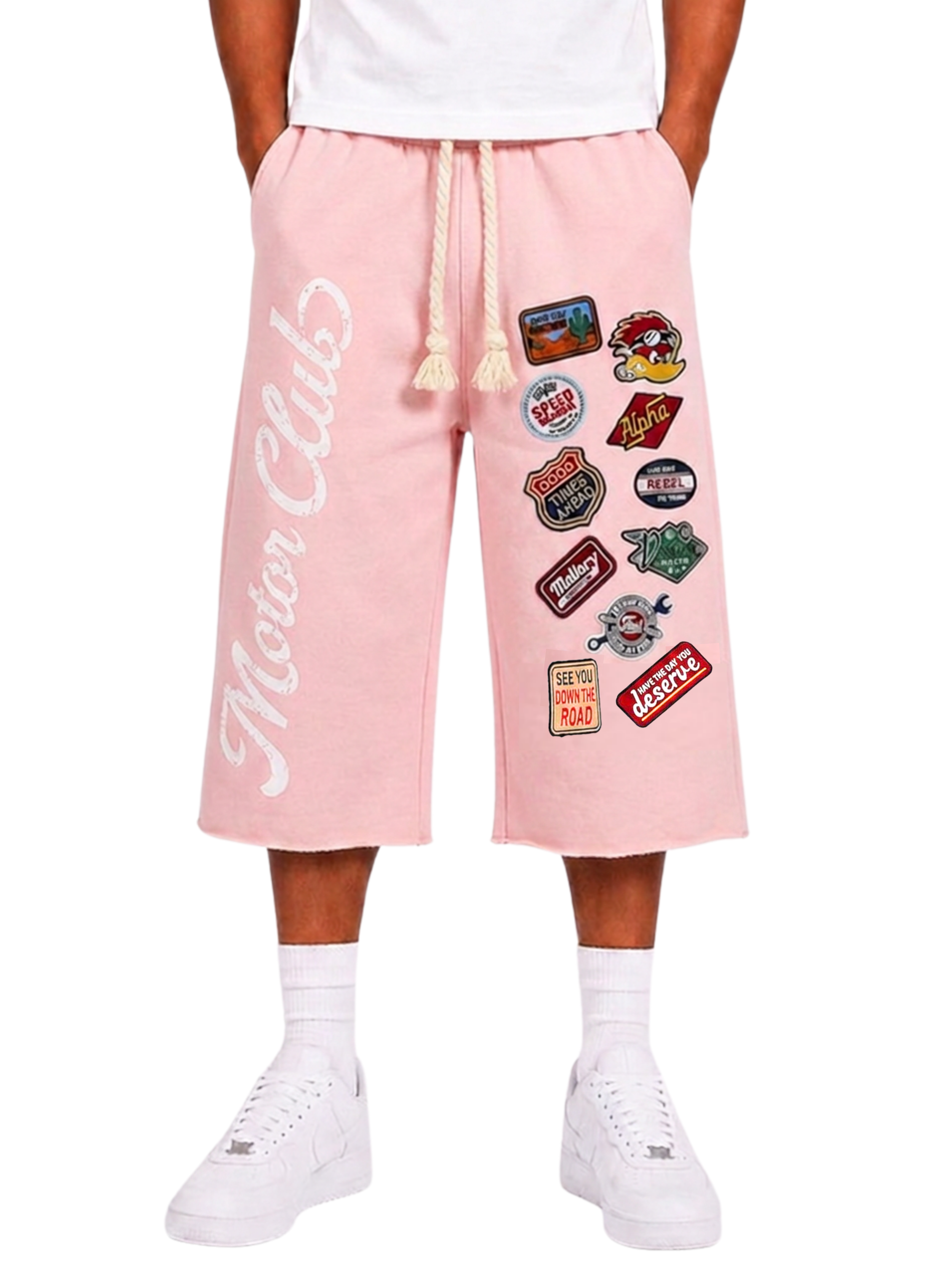 Mens Motor Patches Jorts