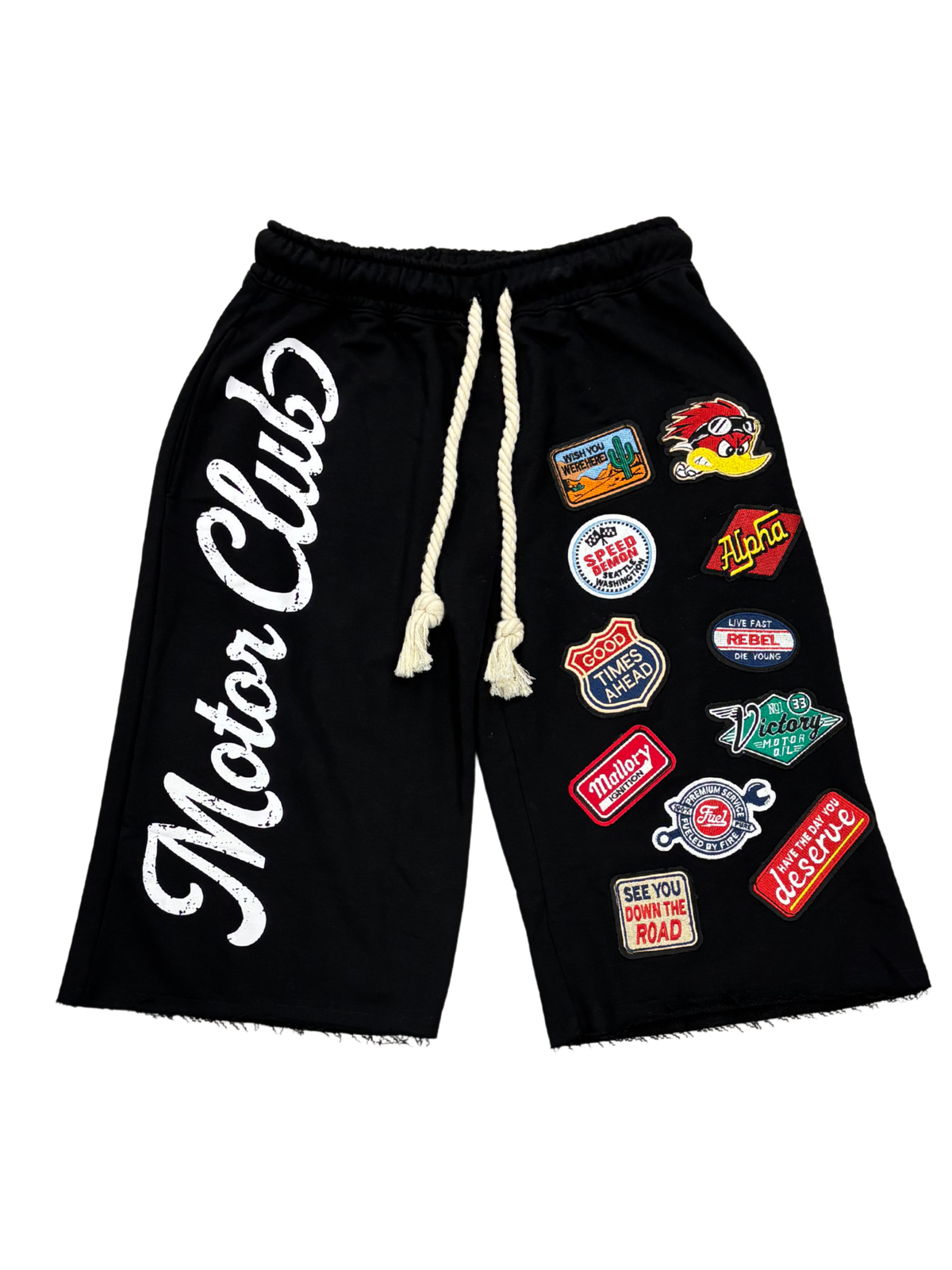 Mens Motor Patches Jorts