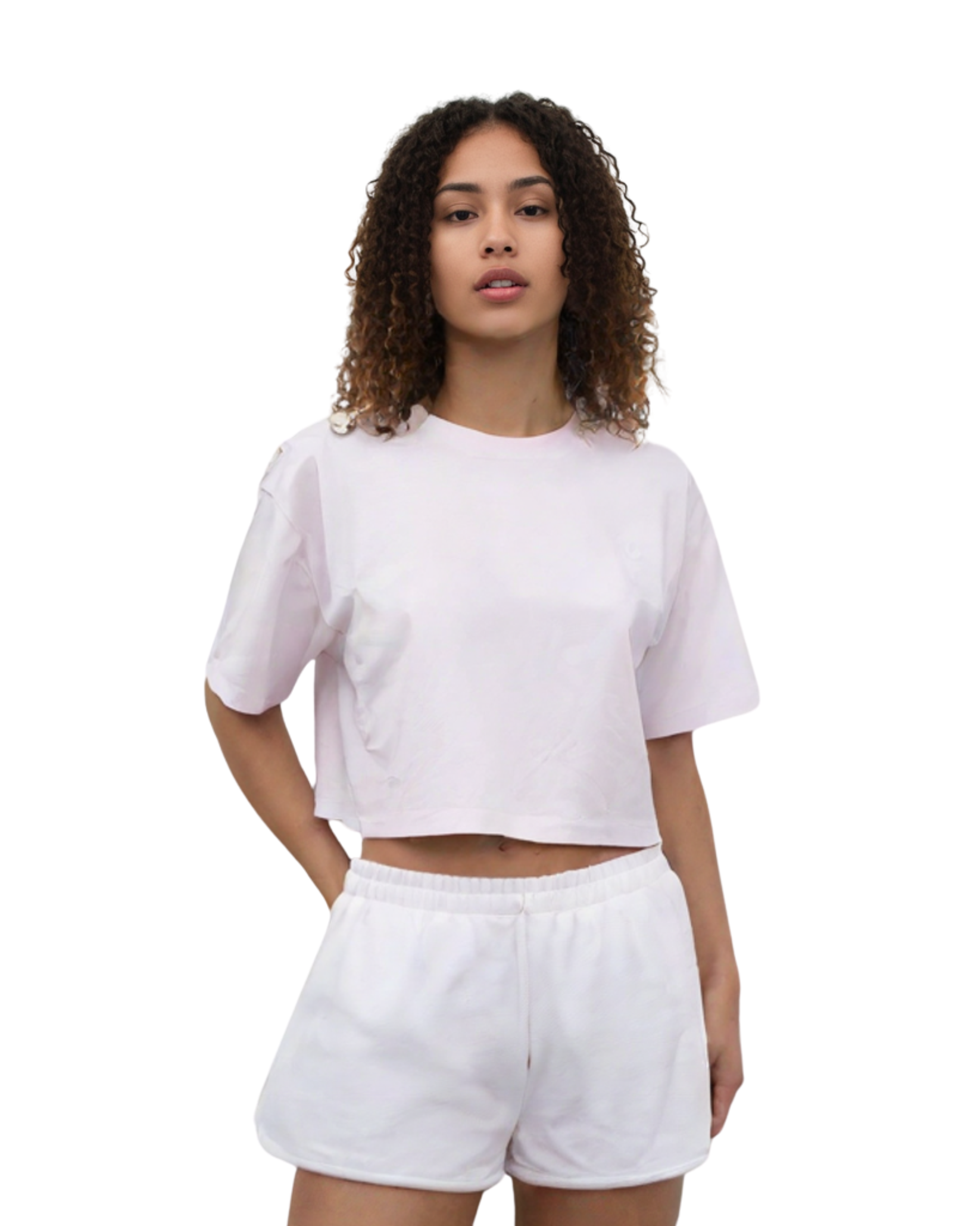 Womens Boxy Type Plain Outfit