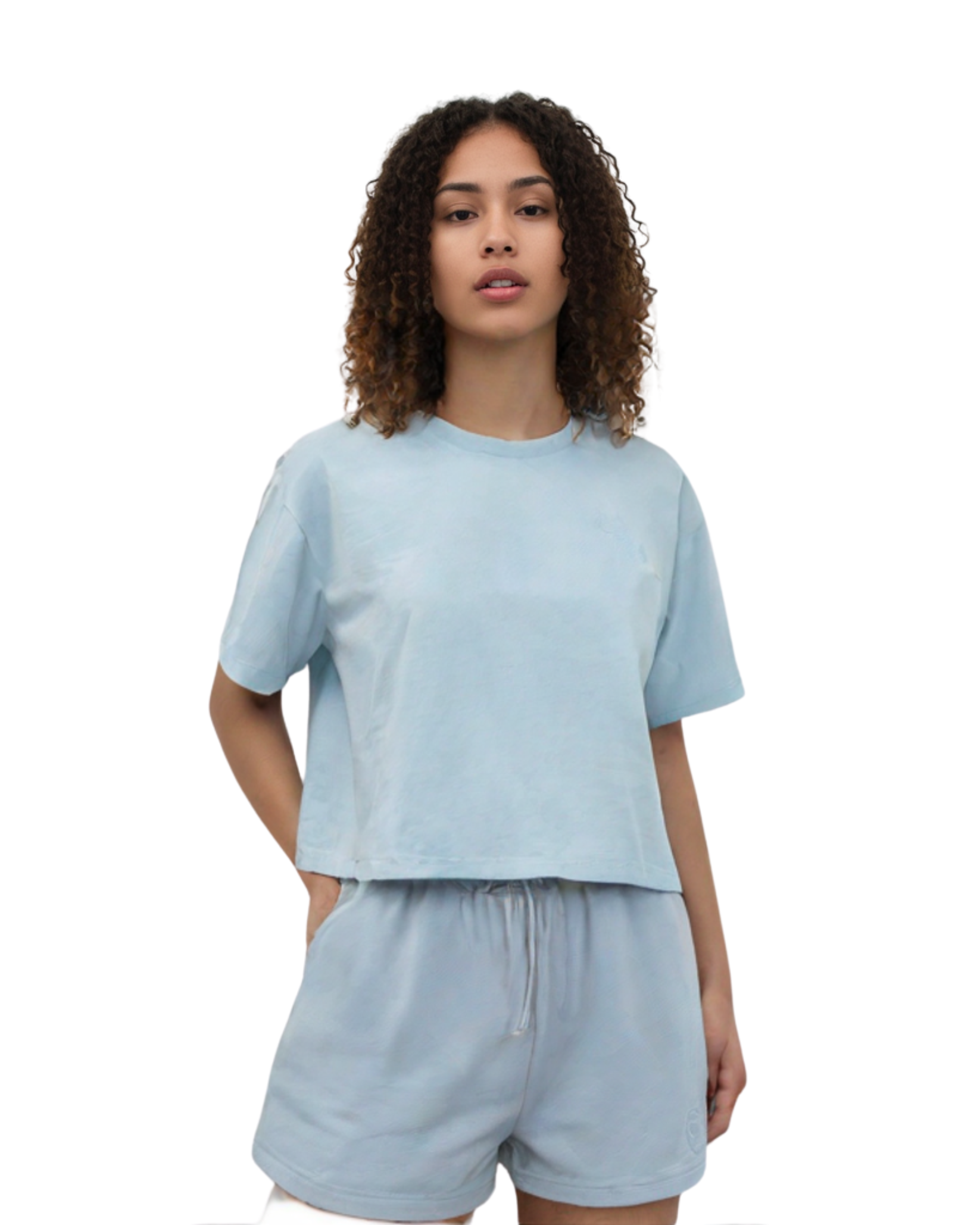 Womens Boxy Type Plain Outfit