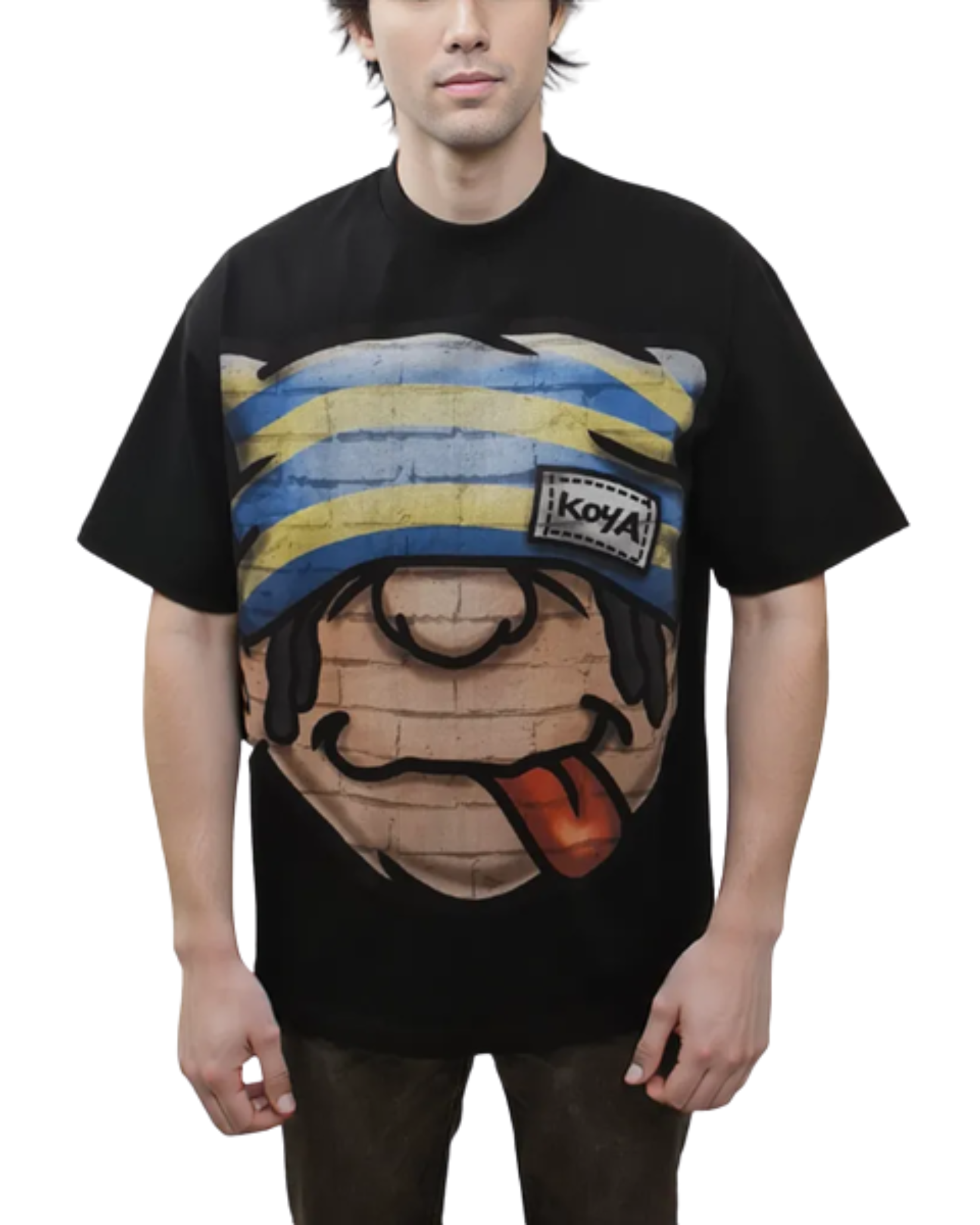 Mens Tongue Out Vibe Shirt KT13