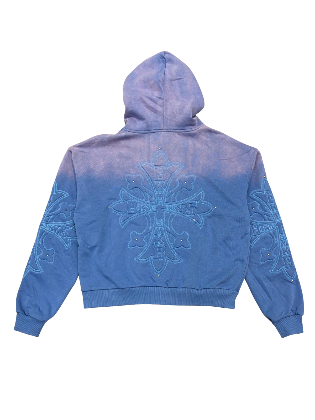 Mens Rise Cross Zip Hoodie