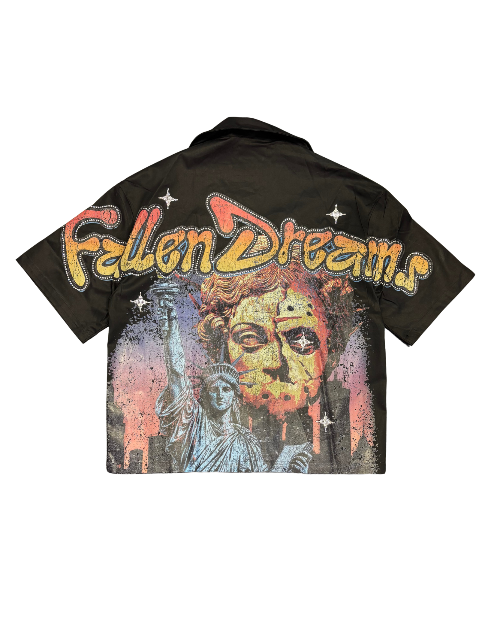 Mens Fallen Dreams Collared Shirt