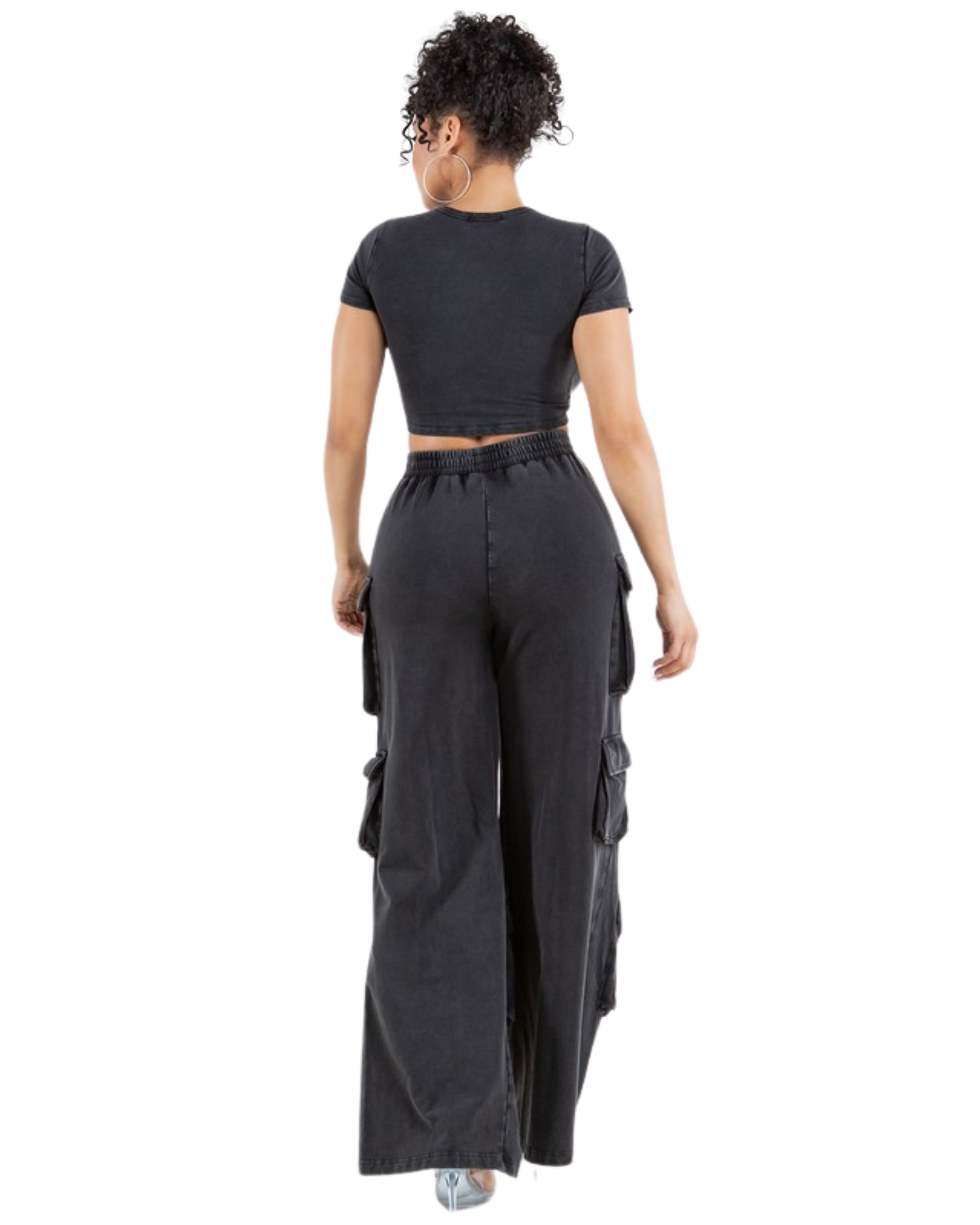 Womens Multi Pocket Cargo Cotton Pant