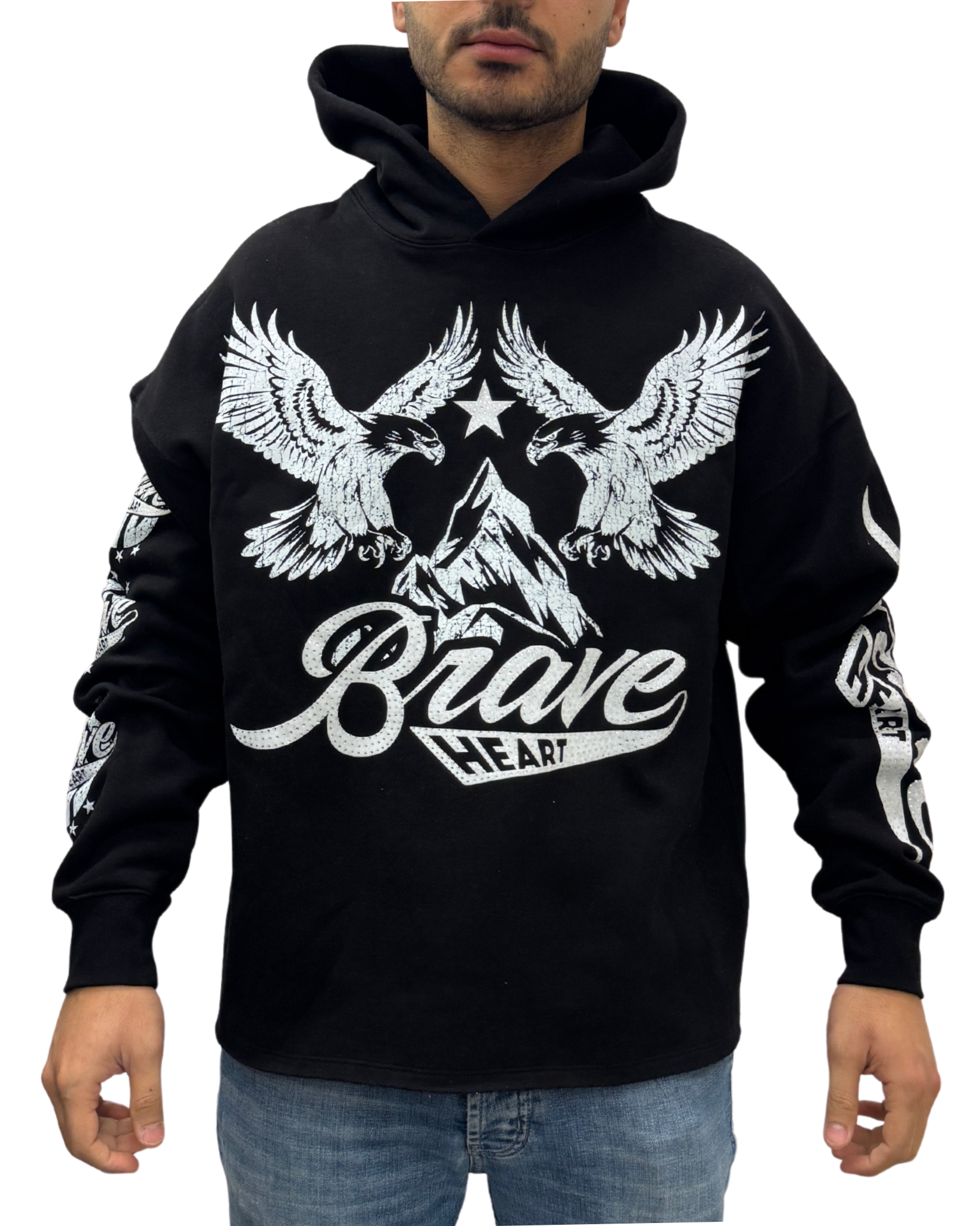 Mens Brave Heart Hoodie