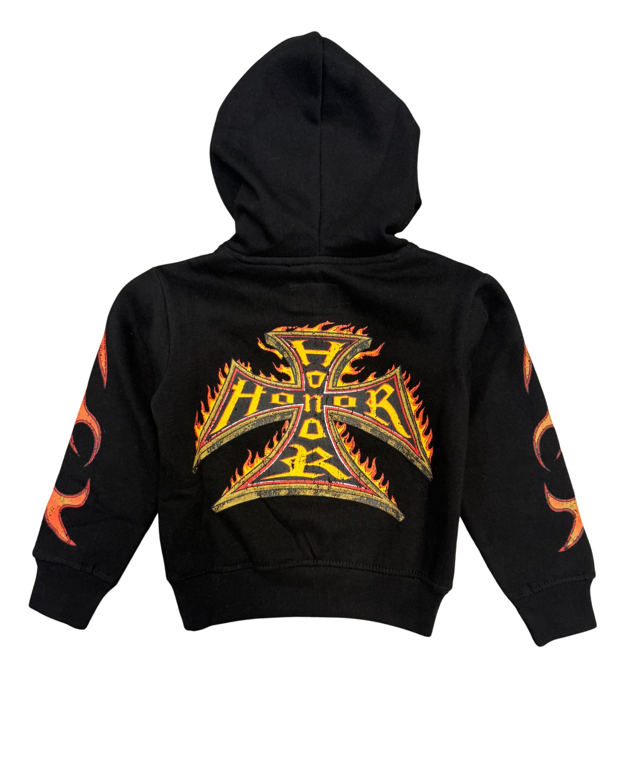 Kids Honor Cross Hoodie