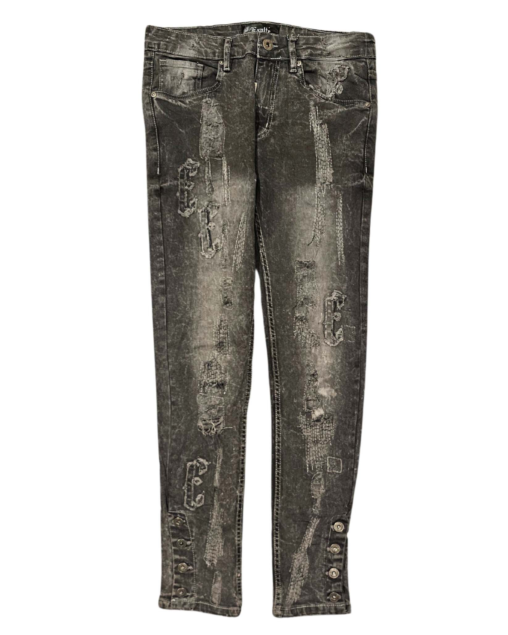 Mens Trim Patch Slim Fit Jean
