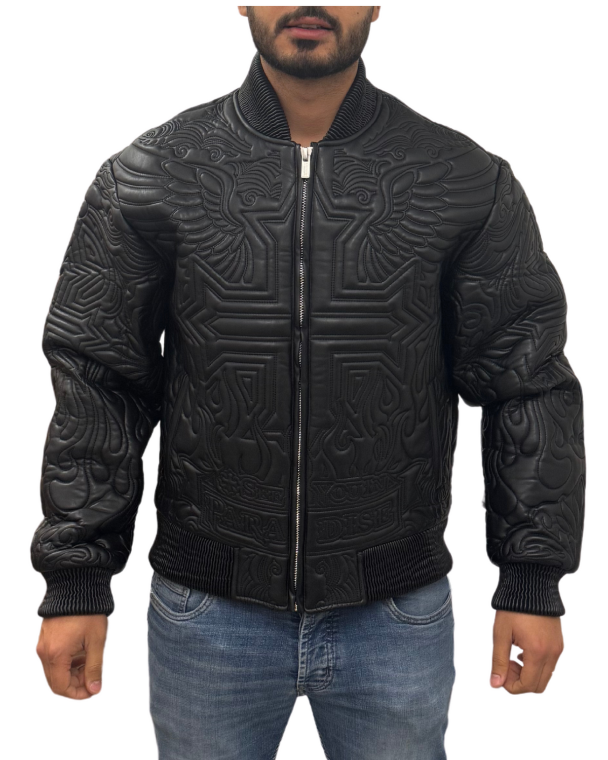 Mens Supreme Christ Art Work Jacket