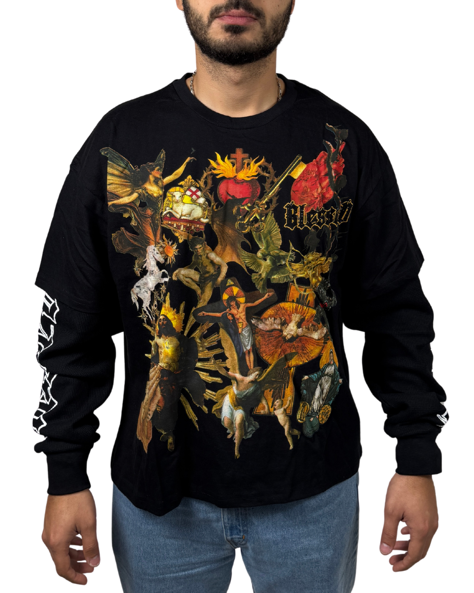 Mens Blessed Full Sleeve Shirt