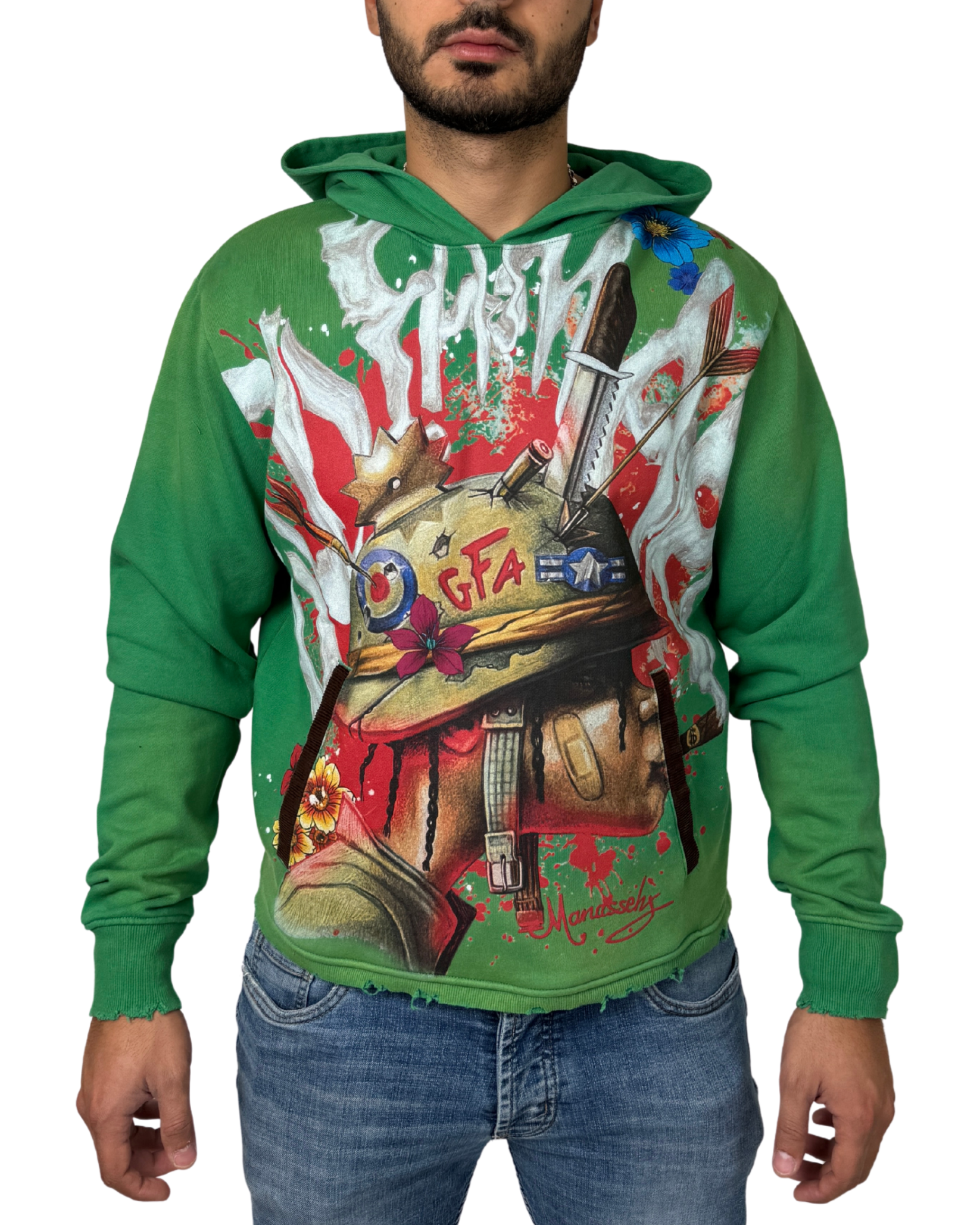 Mens God Family Art Hoodie