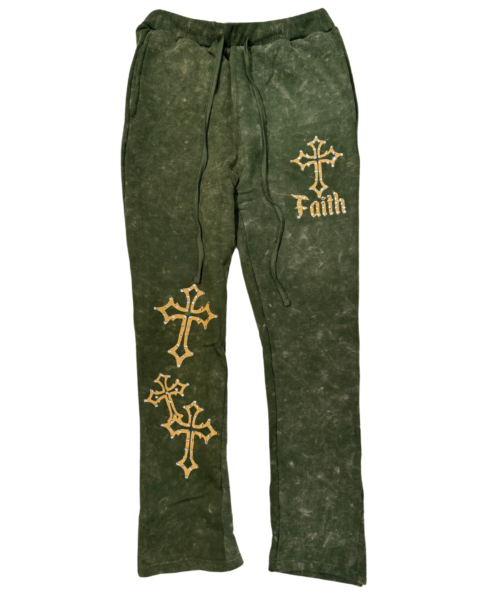 Mens Stud Faith Sweatpants