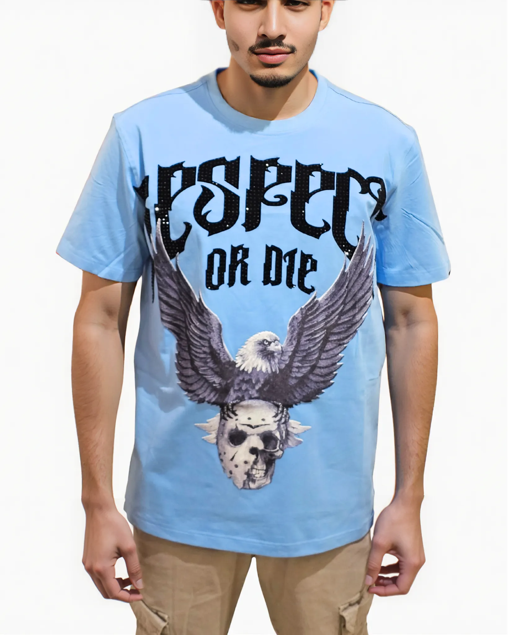 Mens Respect or Die Eagle Shirt