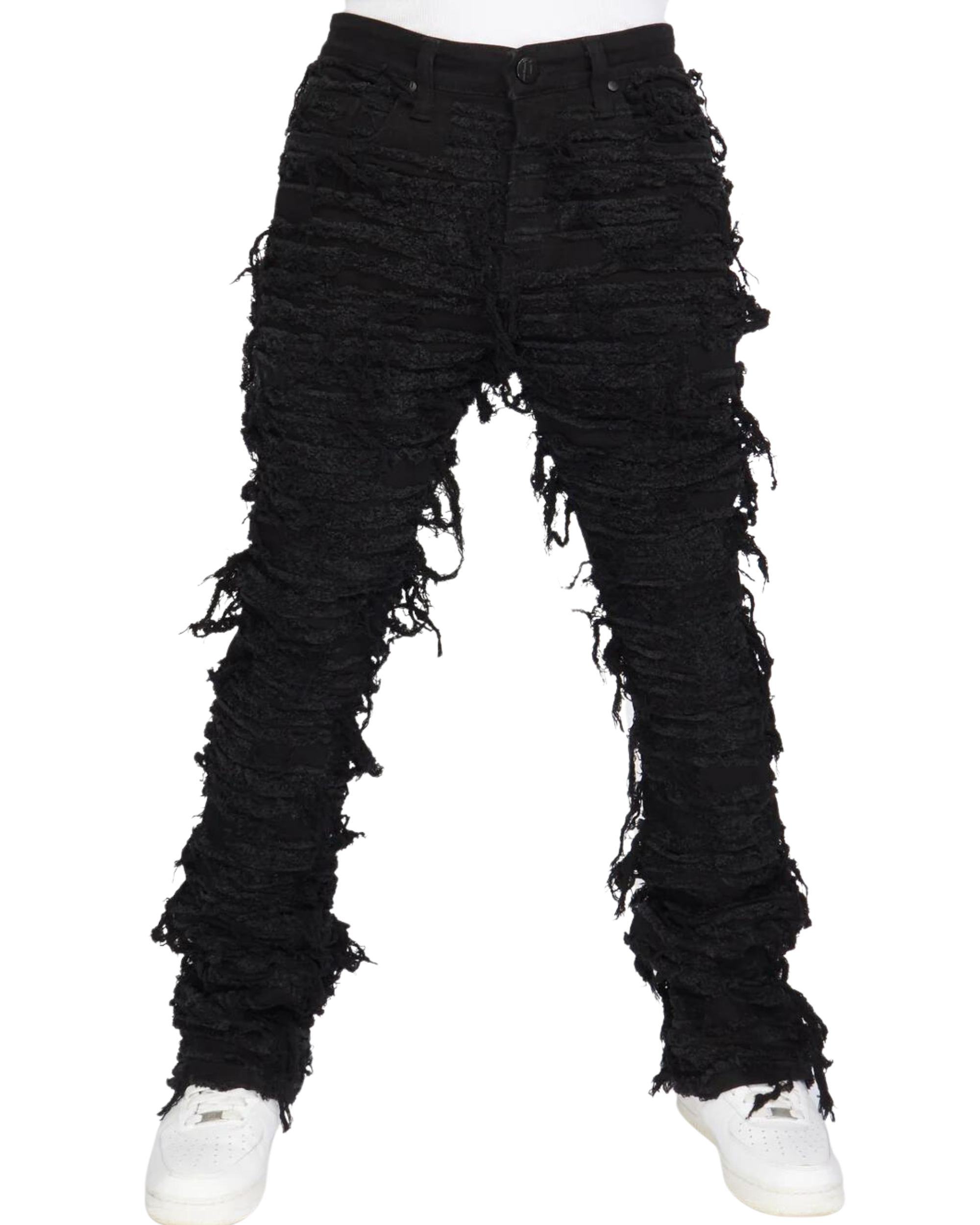 Mens Debris Stacked Jeans