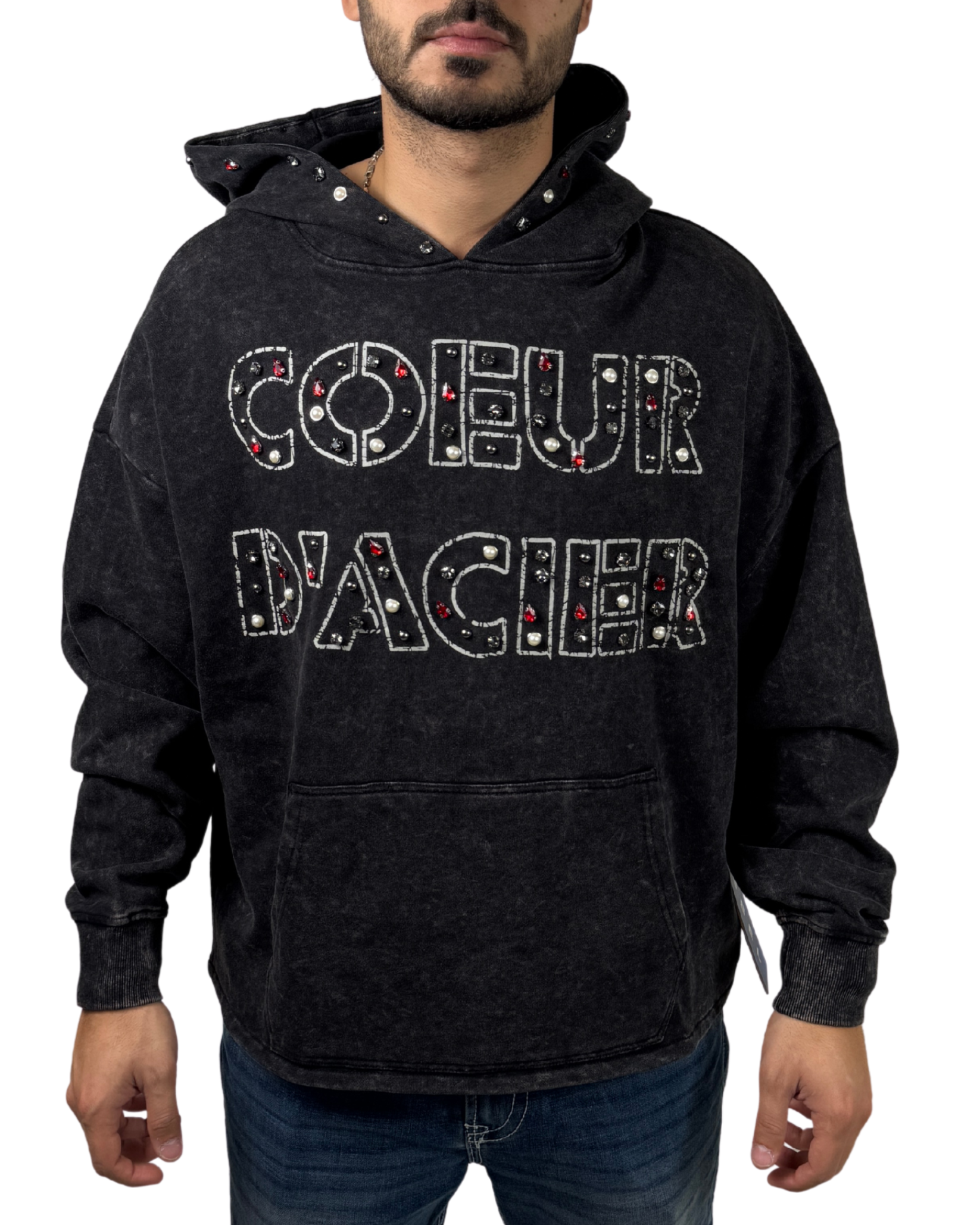 Mens Coeur D'acier Hoodie