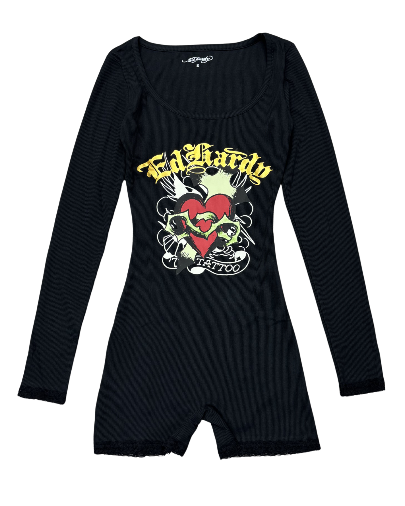 Womens Sacred Heart Long Sleeve Onesie