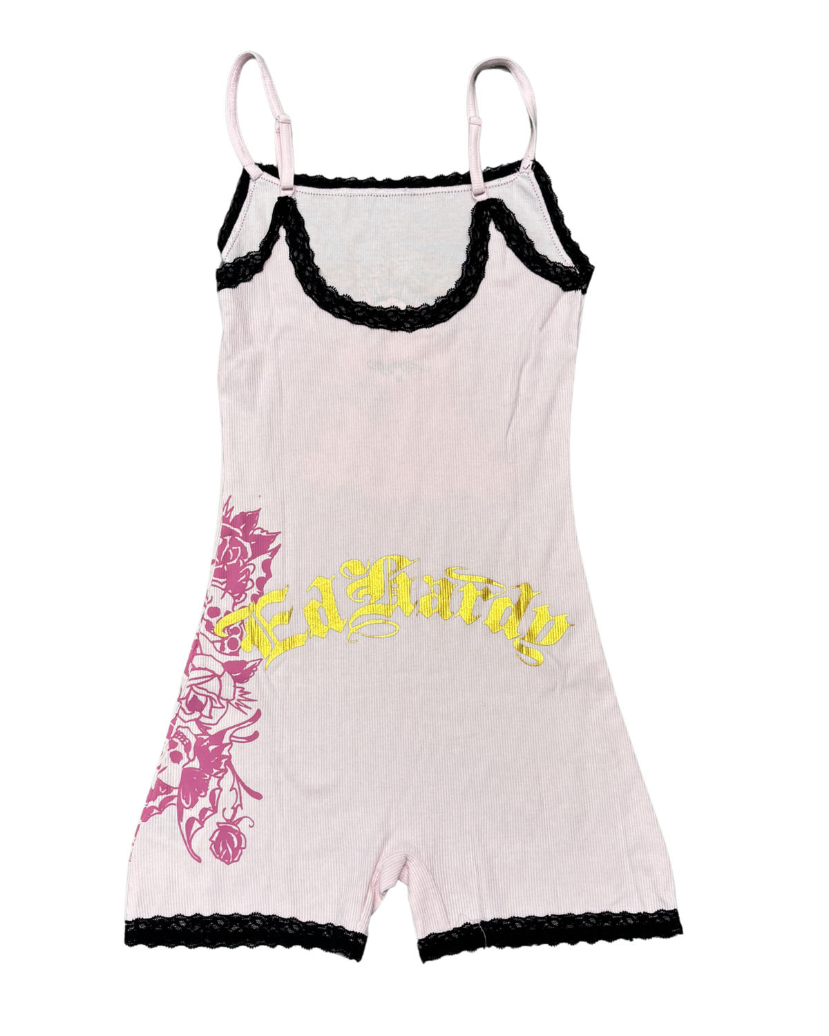 Womens Panther Roses Romper