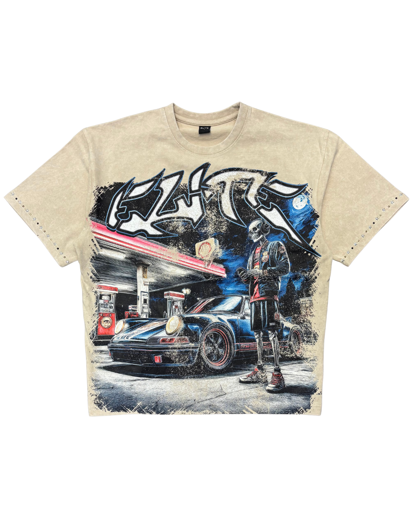 Mens Night Skeleton Shirt