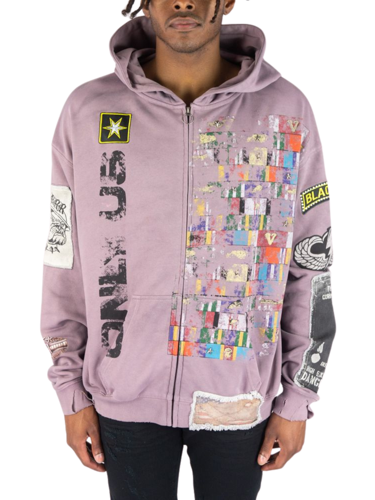Mens Black Ops Zip Hoodie