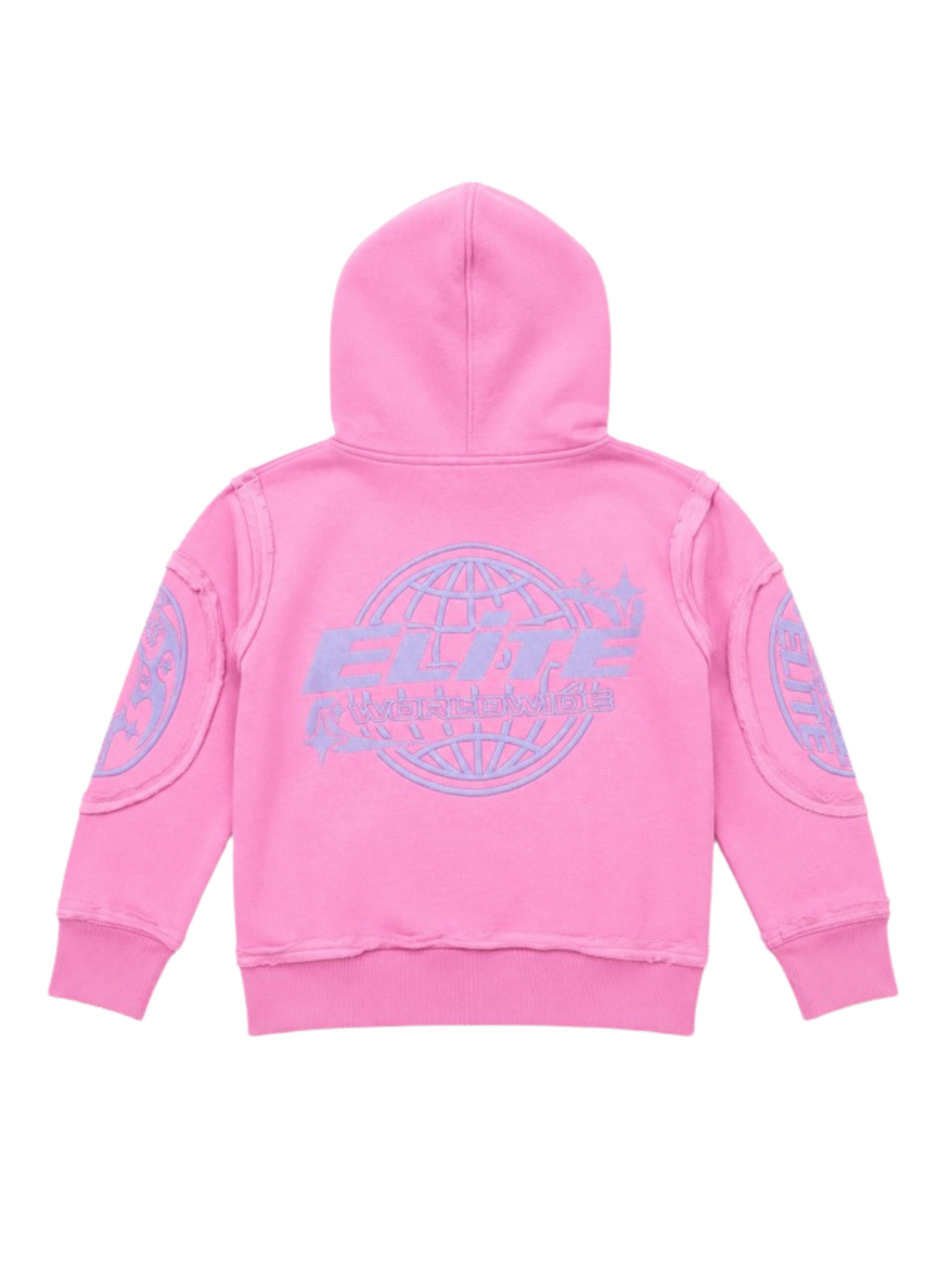 Kids Embroidered Zip Up Hoodie
