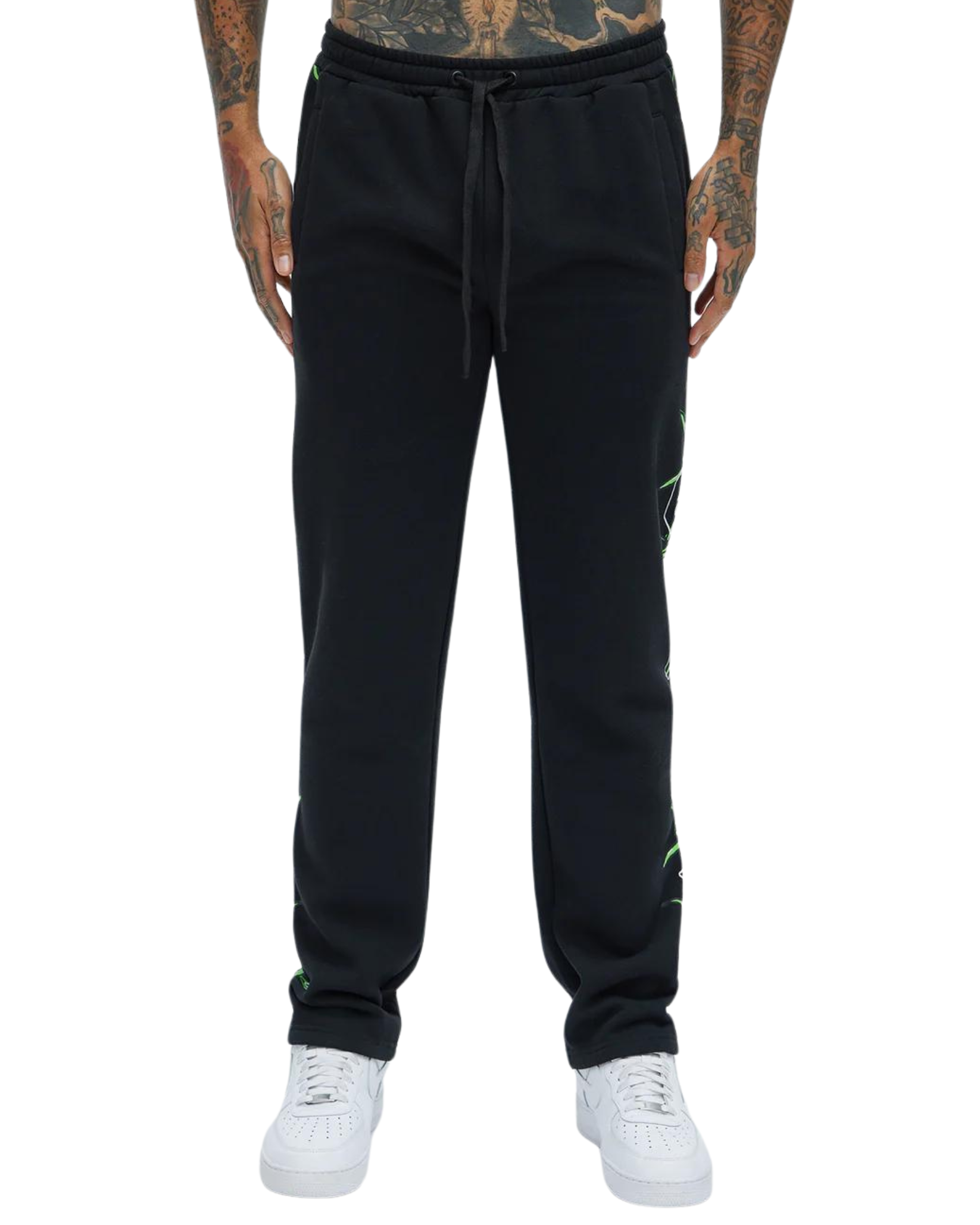 Mens Anti Social Cherub Flare Pant