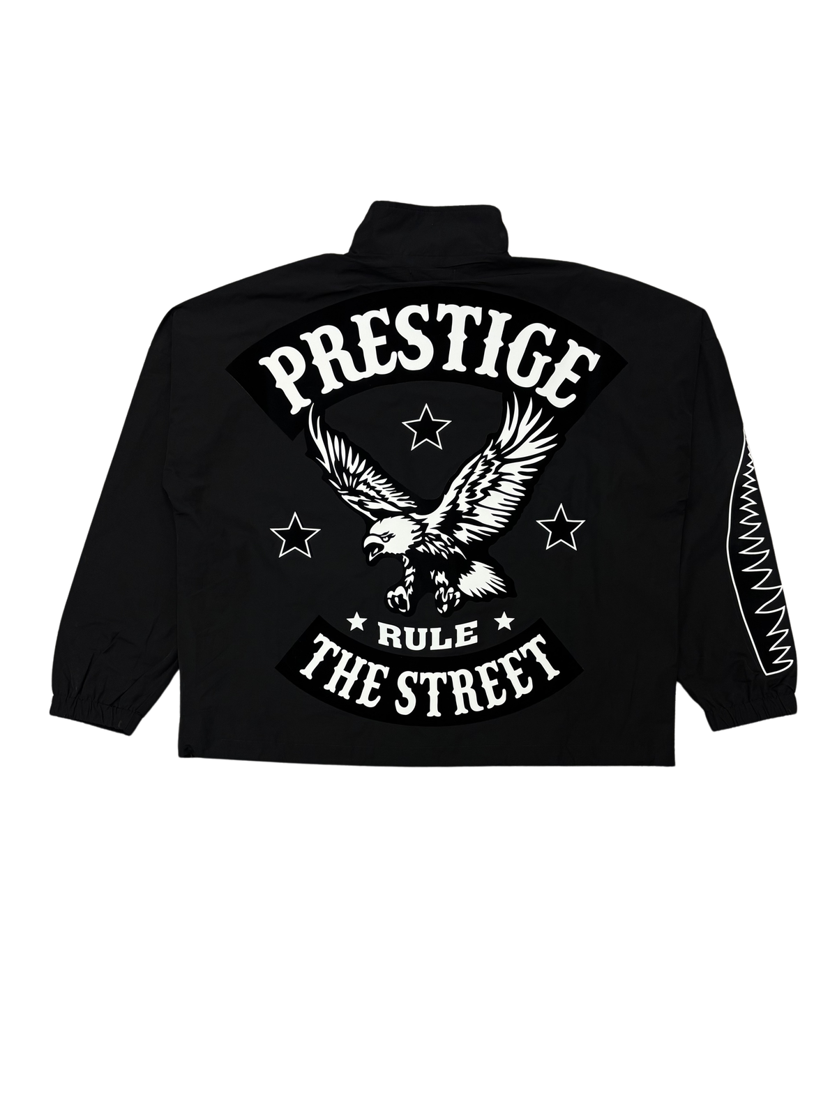 Mens Rule The Street Nylon Zip Jacket