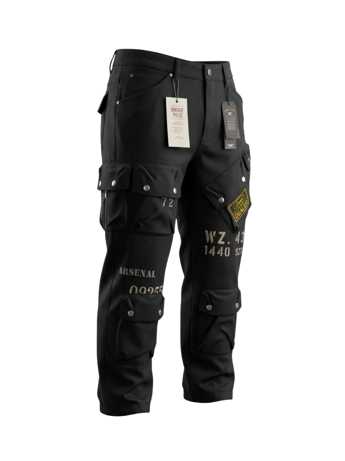 Mens Dealer Cargo Canvas Pants