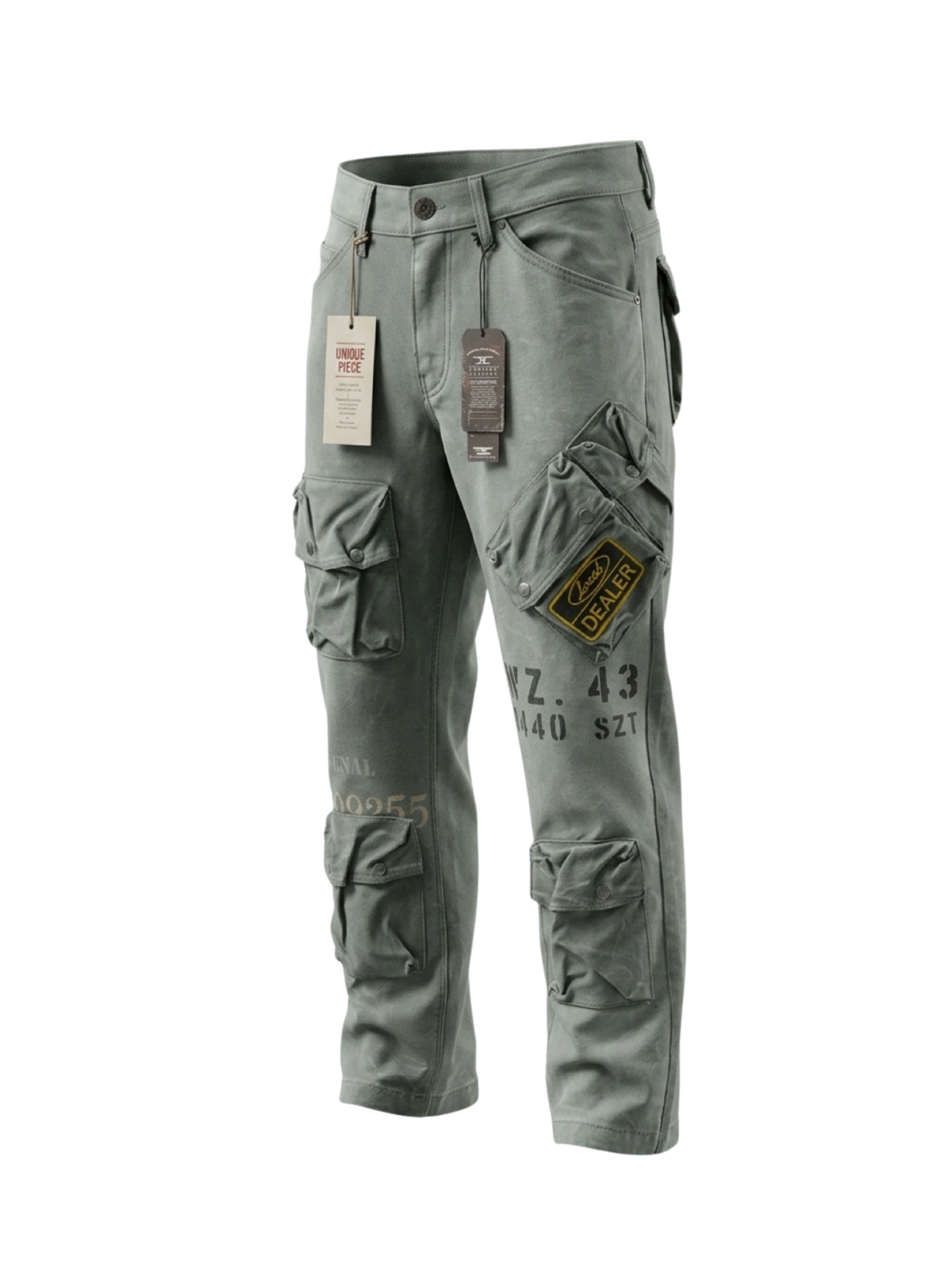Mens Dealer Cargo Canvas Pants