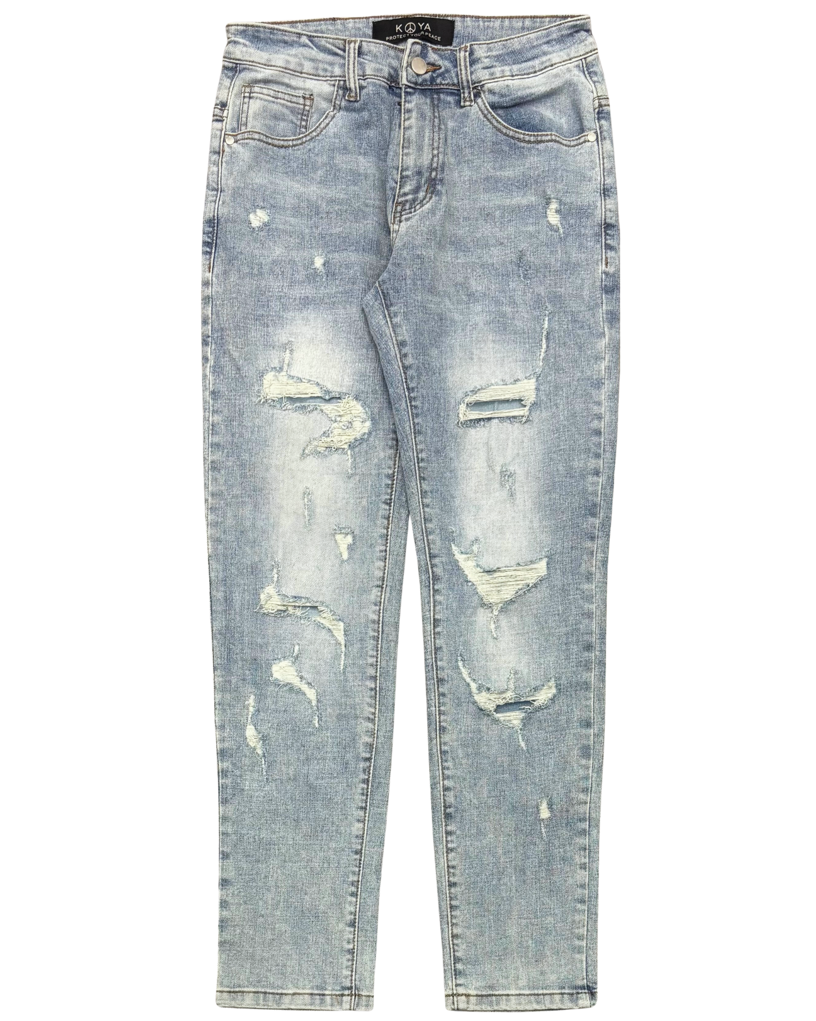 Mens Distressed Jeans KJ19