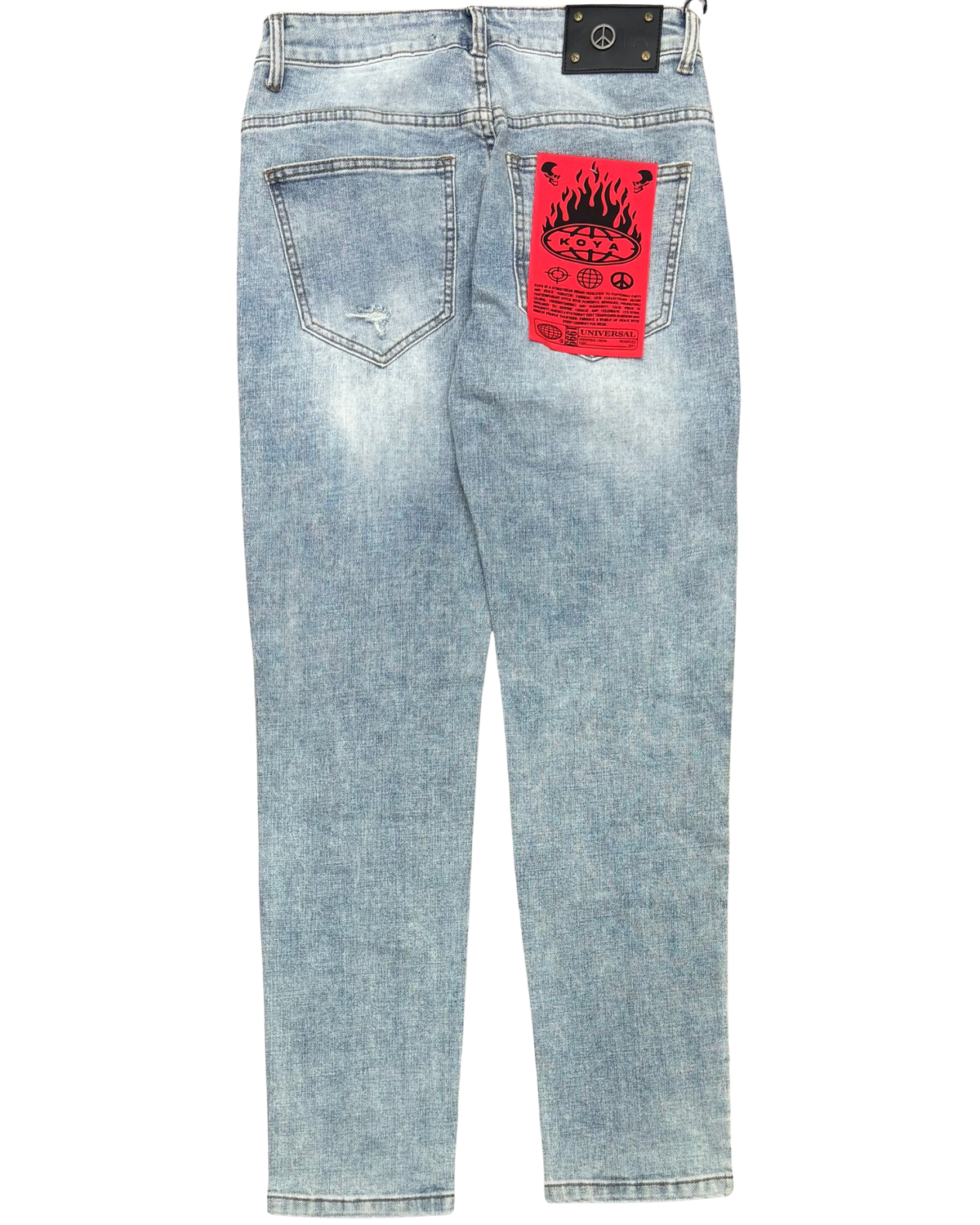 Mens Distressed Jeans KJ19