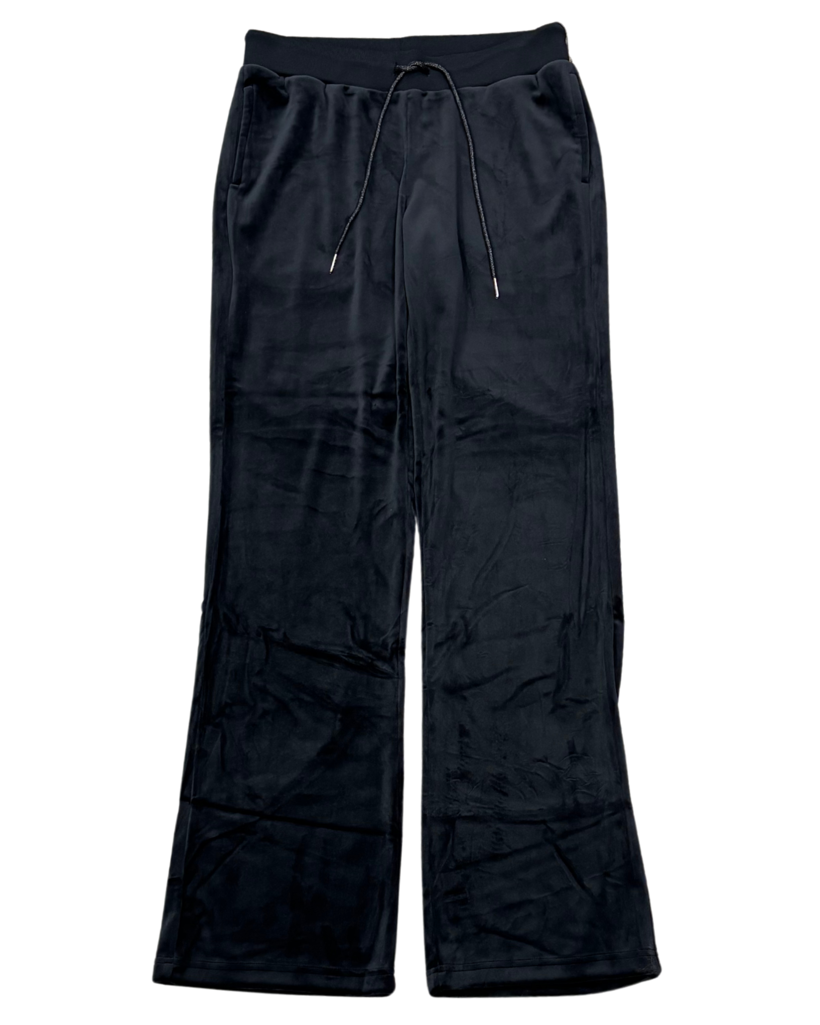 Womens Baddie Rhinestone Sweatpant