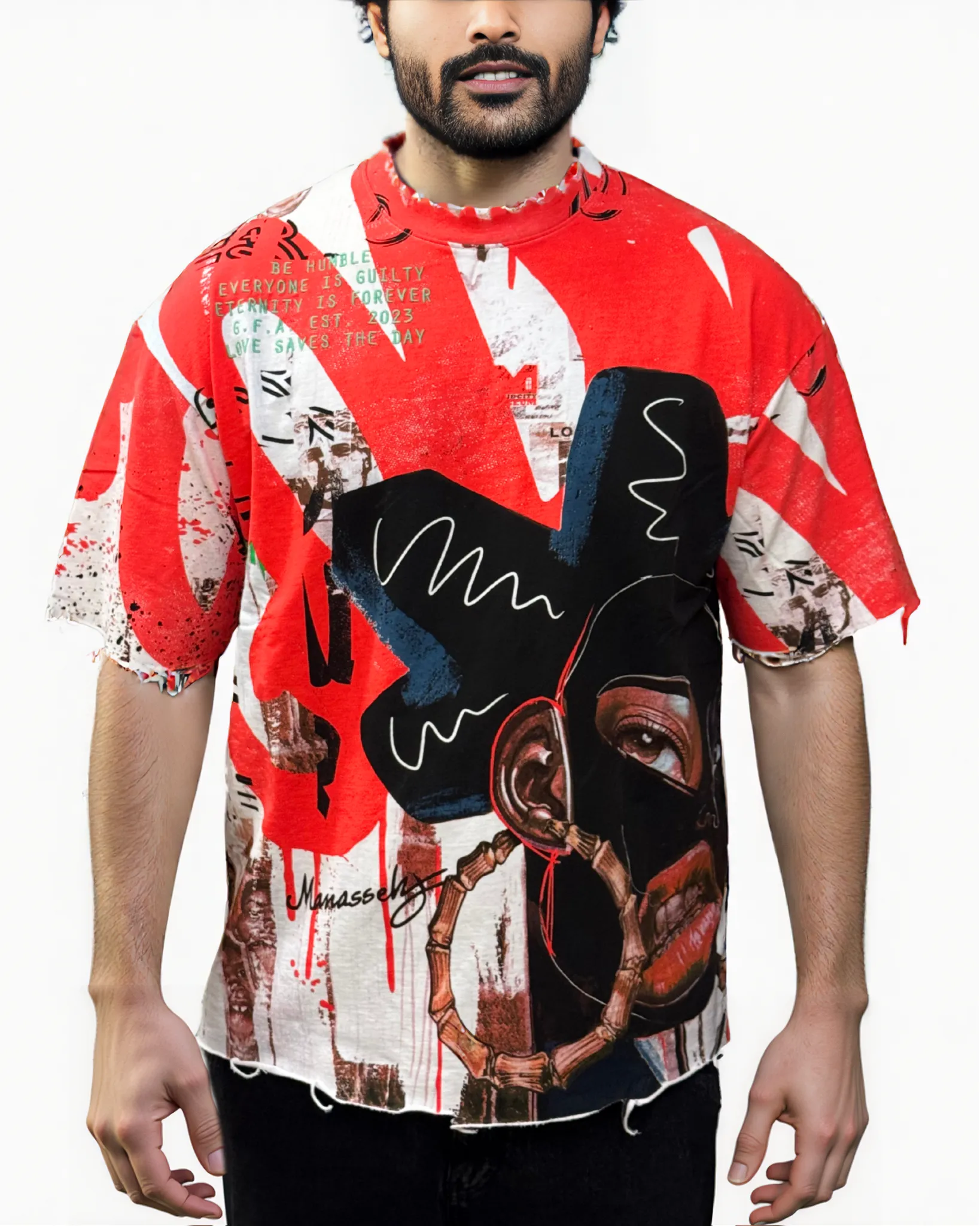 Mens Be Humble Manassehy Shirt