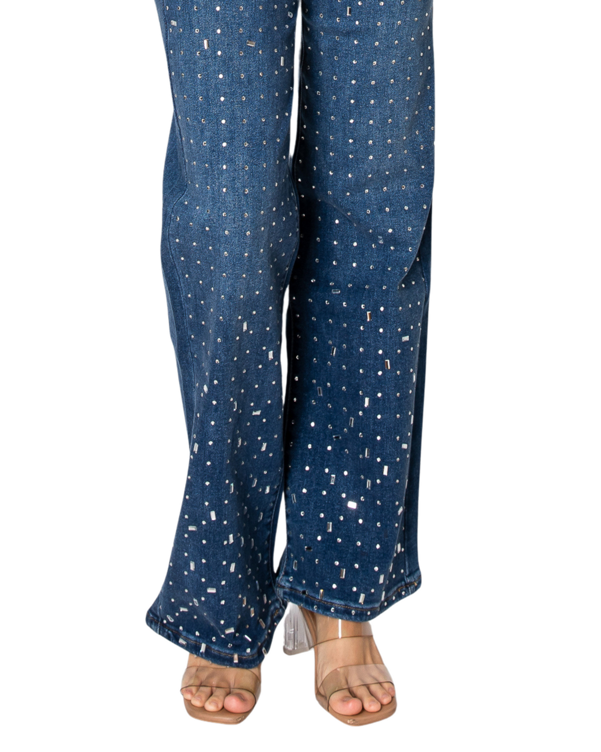 Womens Embellished Boot Cut Jean 2139