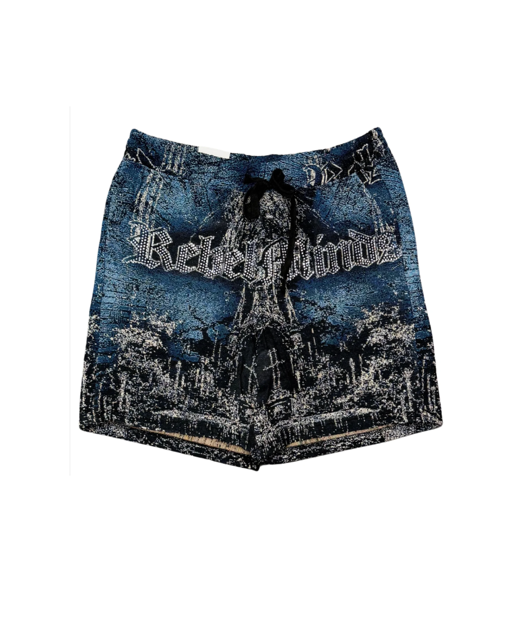 Mens Born To Stand Alone Tapestry Shorts