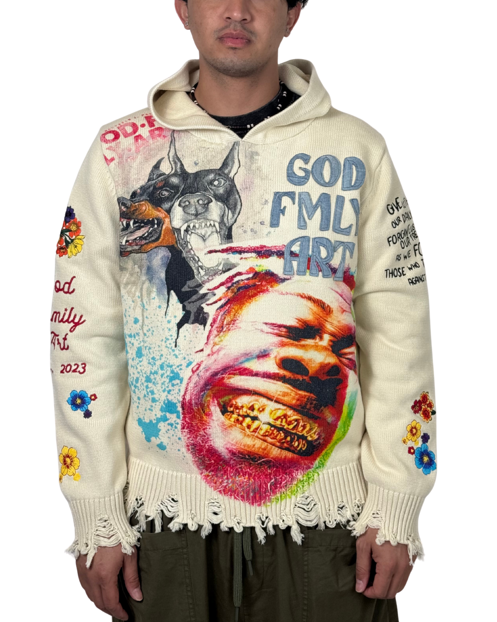 Mens God Family Art Hoodie