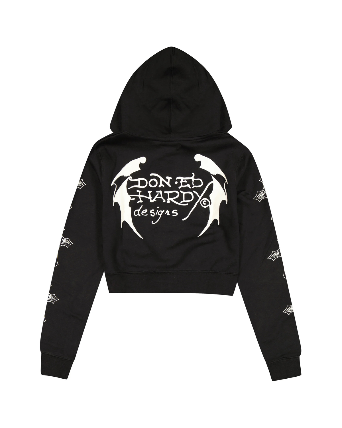 Womens Crosses Zip Front Hoodie