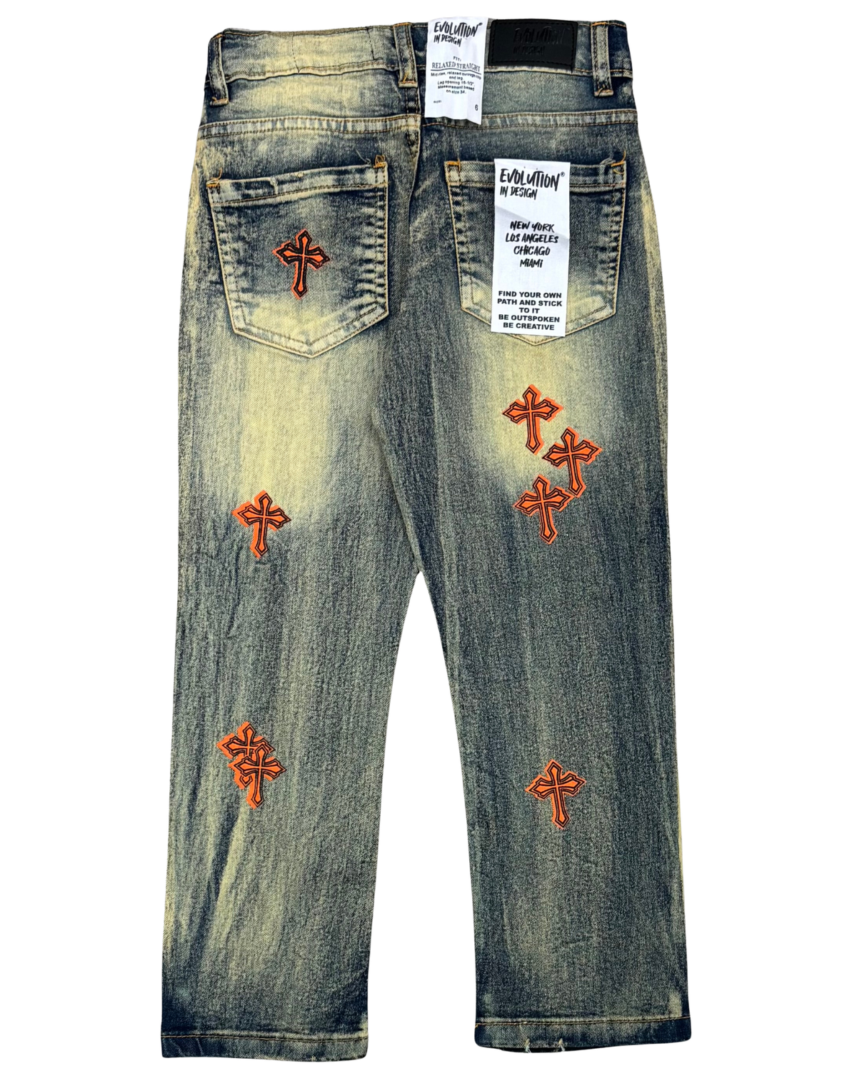 Kids Relaxed Straight Jean 330441LK